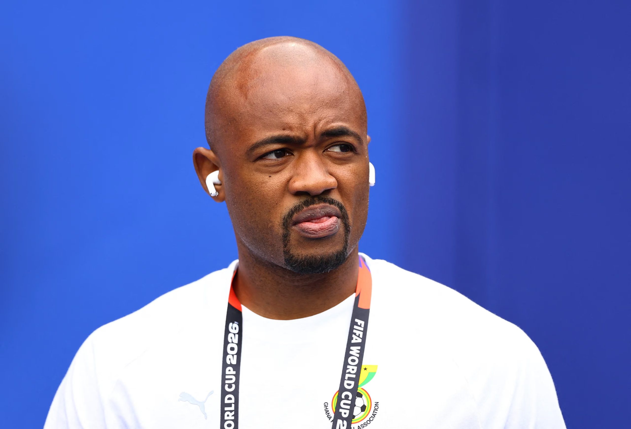 Jordan Ayew divide opiniones en Ghana, aunque su experiencia, su capitanía y su capacidad para patear penales sostienen su importancia-crédito Peter Cziborra/REUTERS