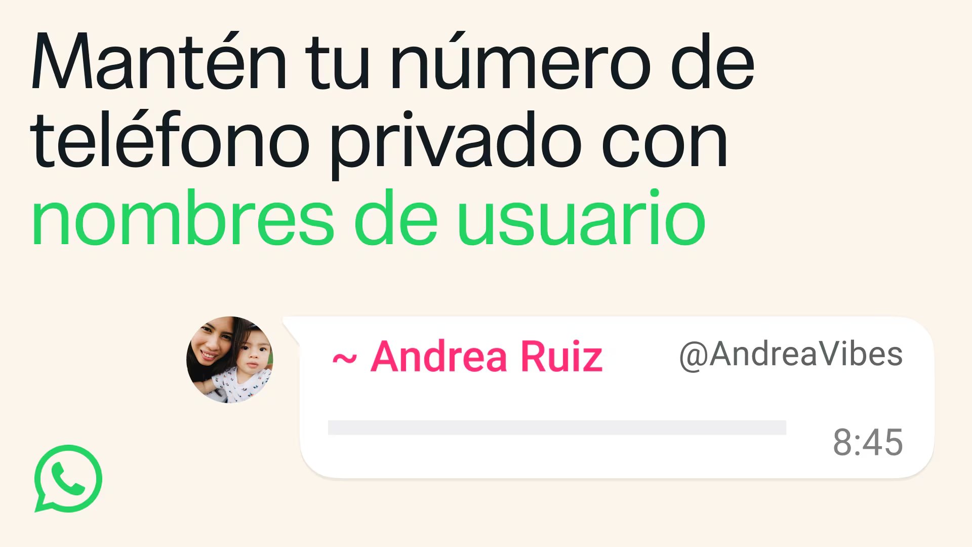 El proceso para reservar un nombre de usuario en WhatsApp depende de la disponibilidad y de la validación automática del sistema. (WhatsApp)