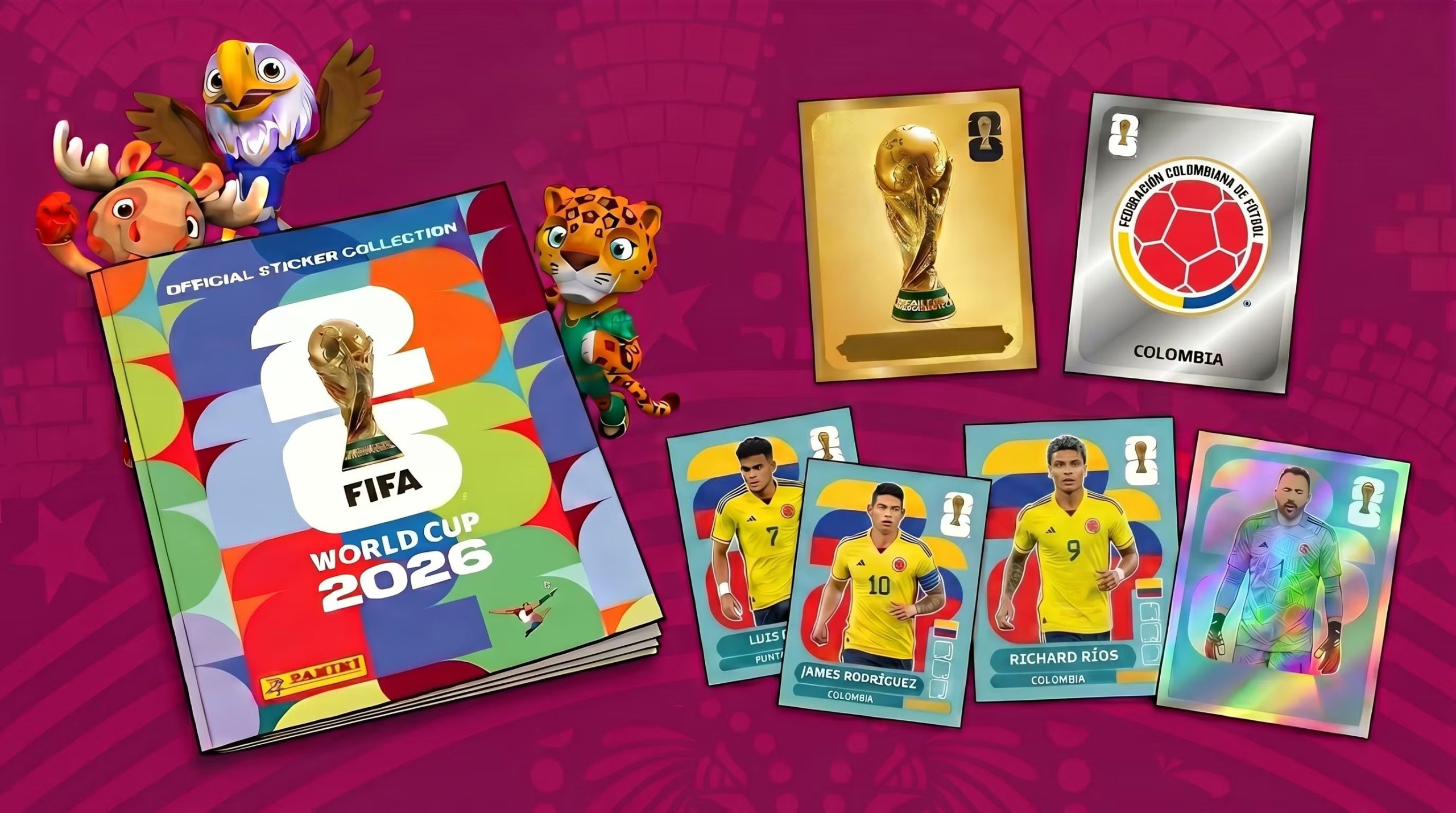 La selección Colombia no tendrá láminas de actualización, debido a que los incluidos fueron convocados - crédito Imagen Ilustrativa Infobae