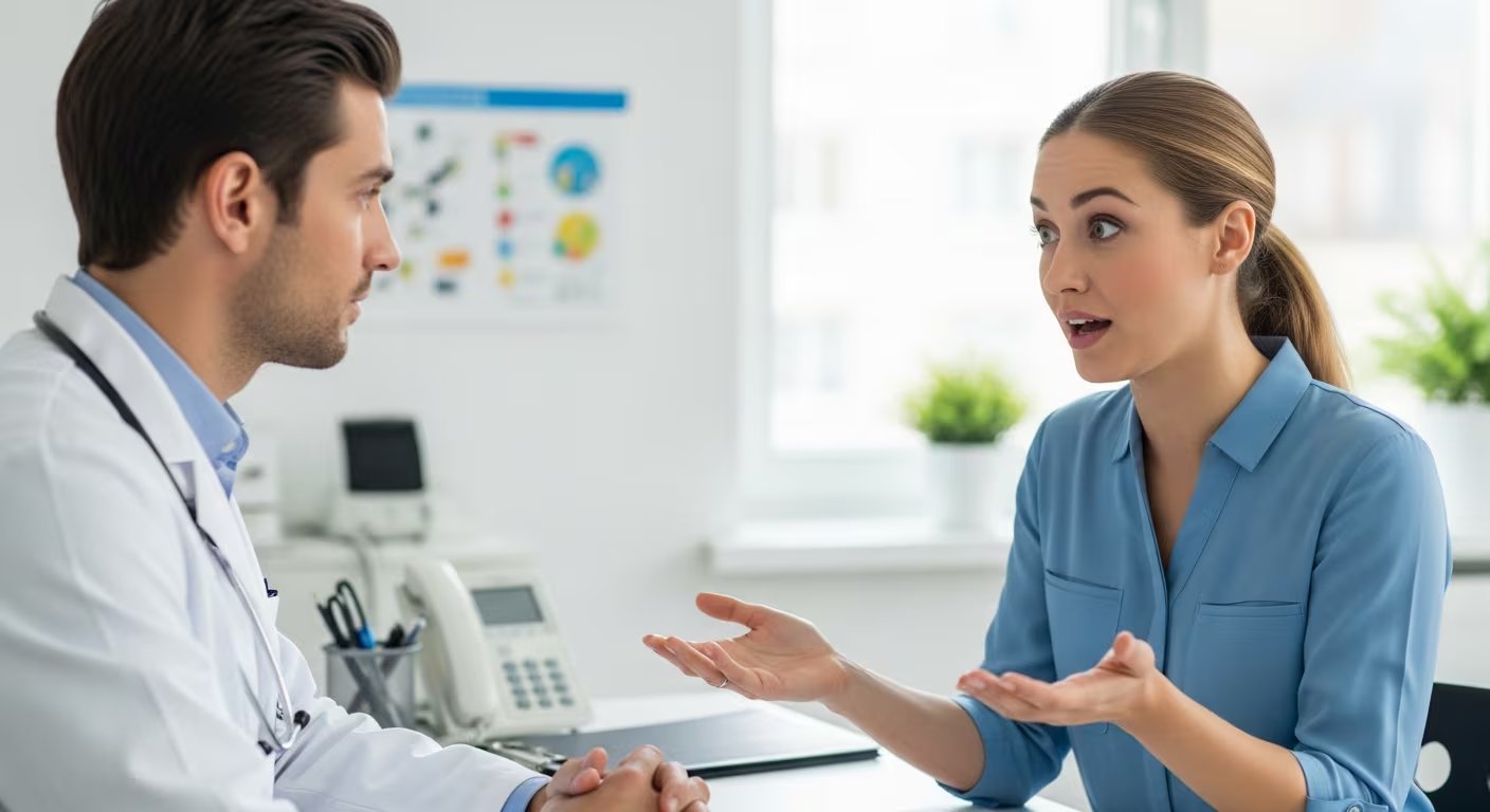 Un estudio analizó cómo los médicos enfrentan a pacientes que monopolizan la consulta, afectando el diagnóstico (Imagen Ilustrativa Infobae)