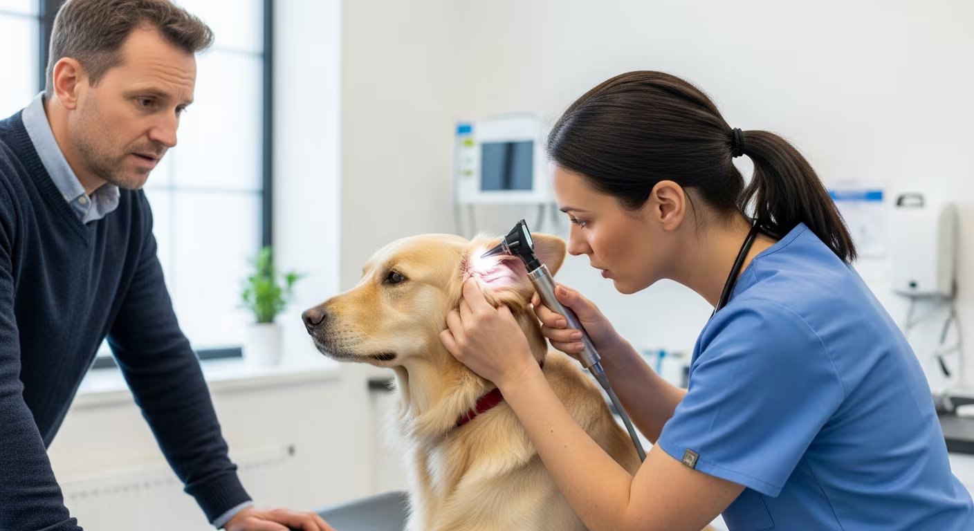 La higiene regular de los oídos, el control de parásitos y las revisiones veterinarias ayudan a prevenir problemas auditivos en perros y gatos (Imagen Ilustrativa Infobae)