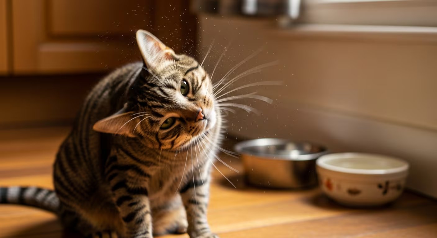 La sacudida constante de la cabeza en perros y gatos puede indicar otitis, infecciones, parásitos o inflamaciones del oído (Imagen Ilustrativa Infobae)