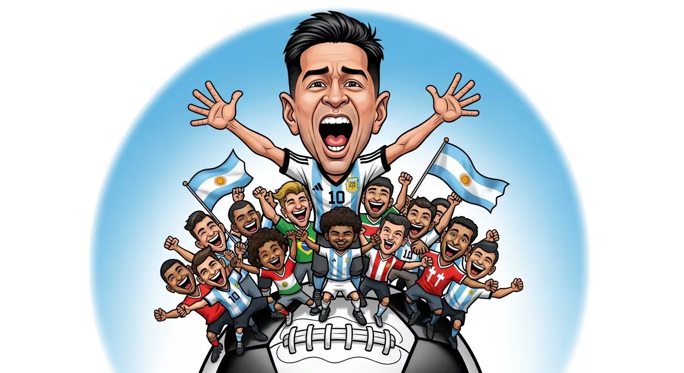 La pasión futbolera pone en marcha hormonas, memoria, pertenencia y estrés, incluso frente a una pantalla, porque la vivencia se procesa como algo propio y compartido (Imagen Ilustrativa Infobae)