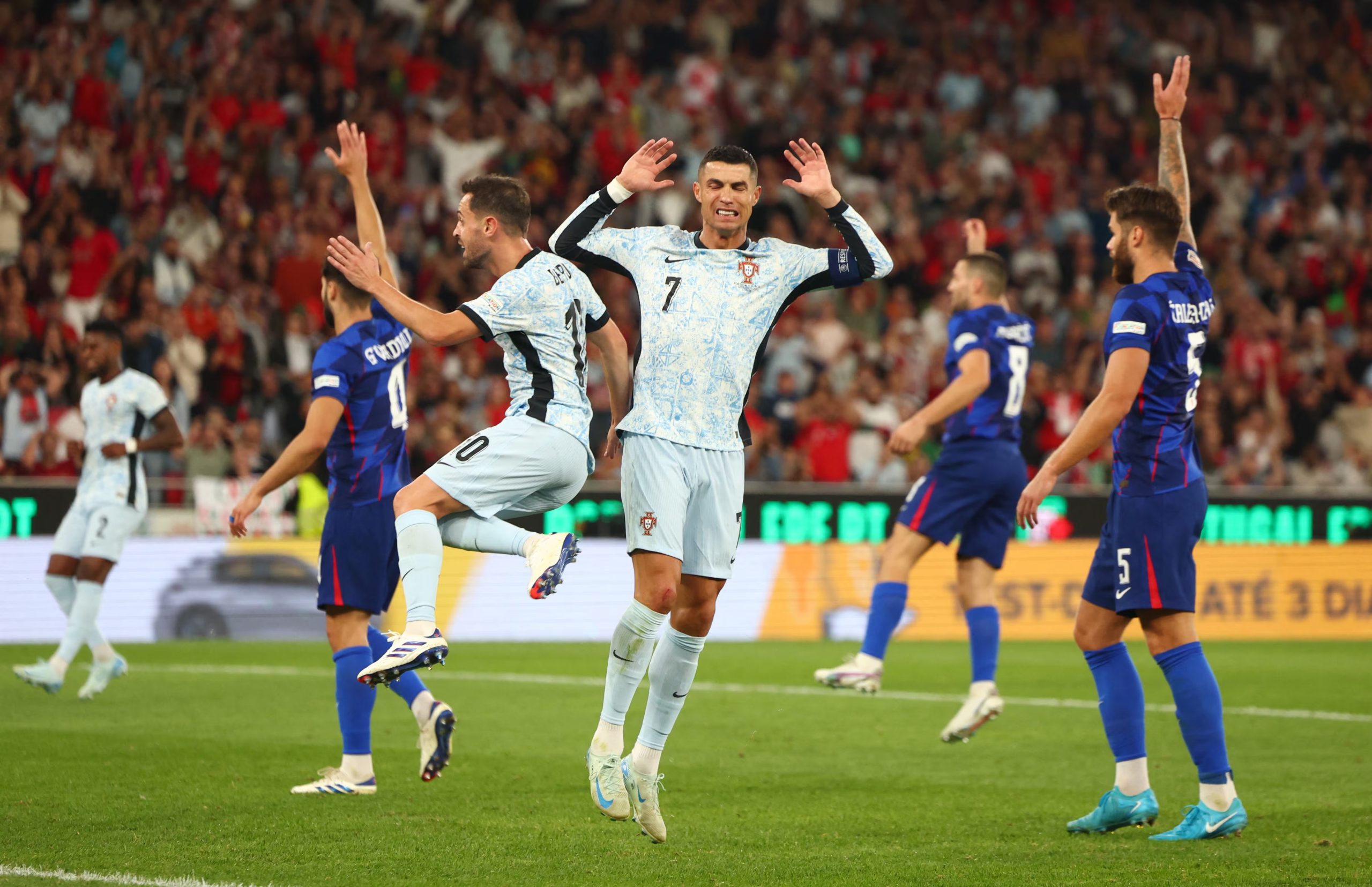 Cristiano Ronaldo en el estadio da Luz de Lisboa-crédito Pedro Nunes/REUTERS