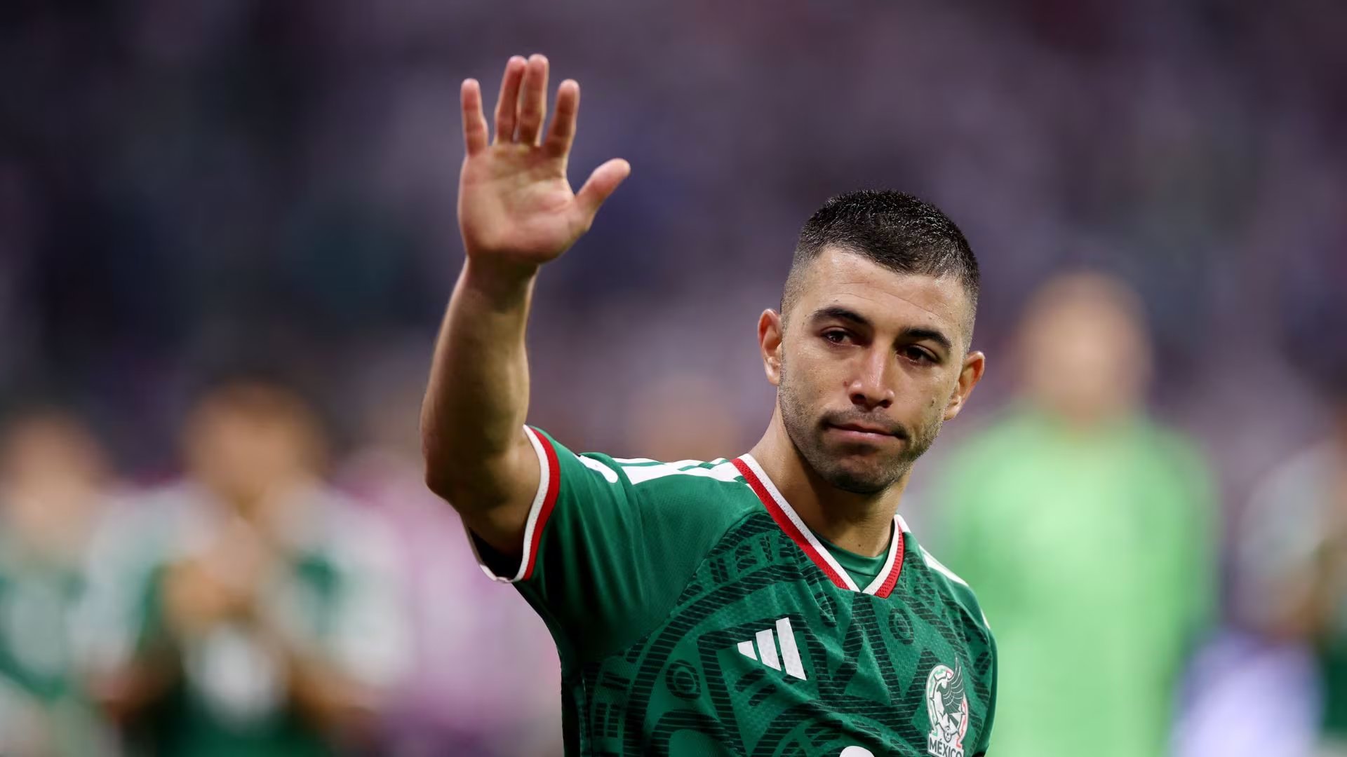 Erik Lira fue uno de los mejores jugadores en el partido entre México e Inglaterra (REUTERS)