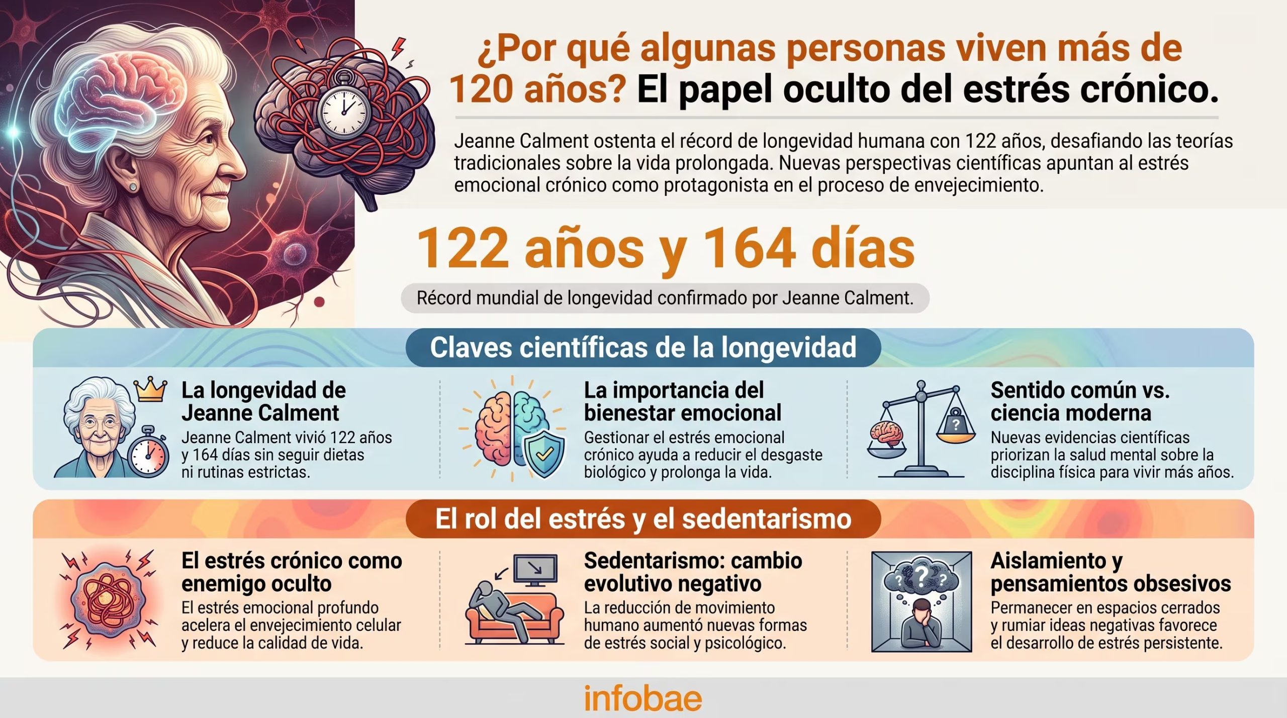 El estrés afecta la longevidad de las personas. (Imagen Ilustrativa Infobae)