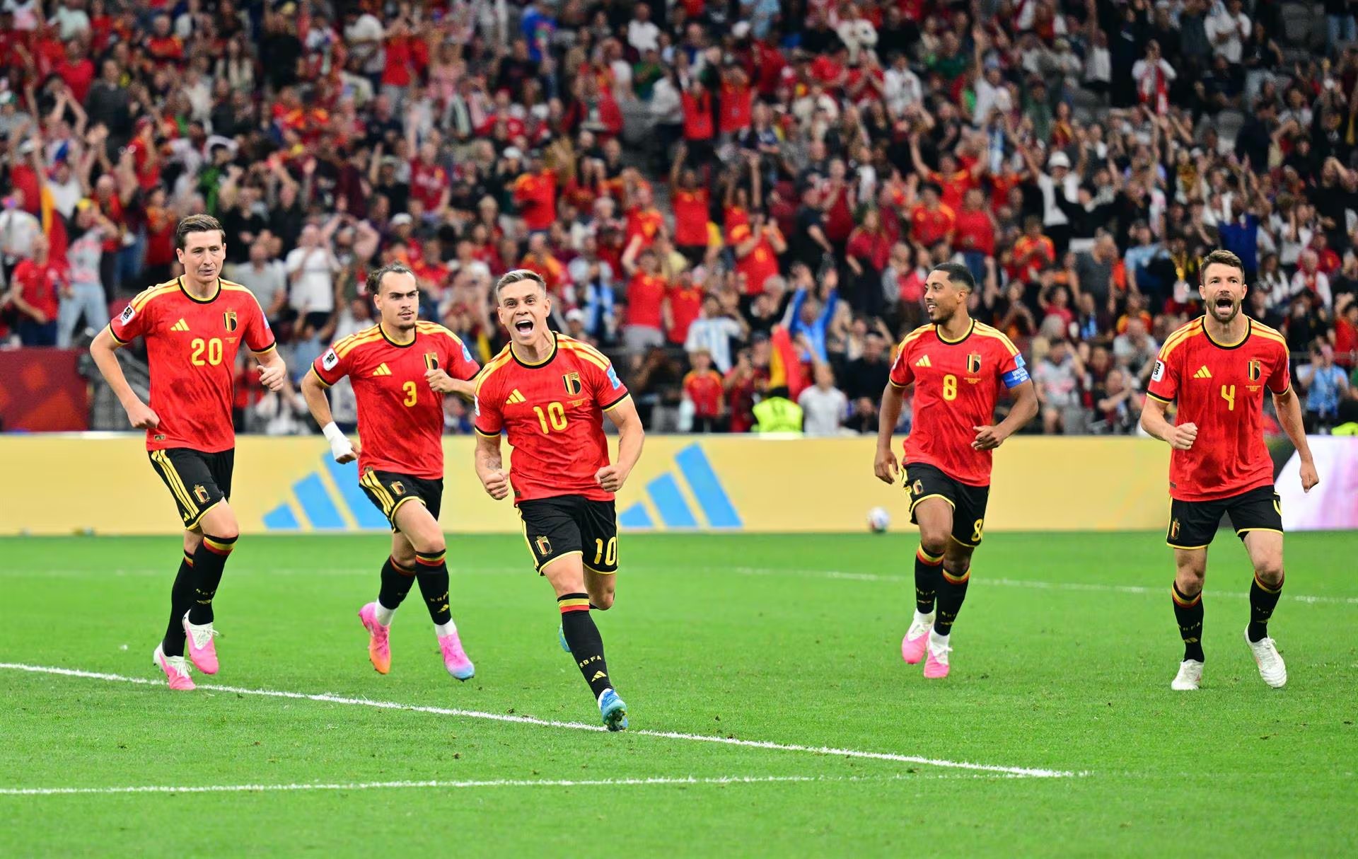Los jugadores de Bélgica (Europa Press)