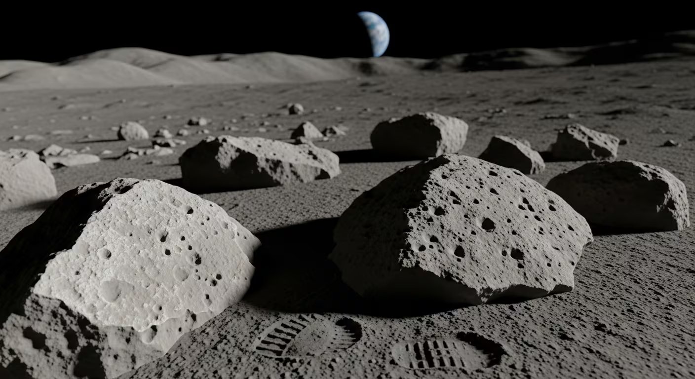 La misión Chang’e-6 de China recolectó fragmentos de la cara oculta lunar, permitiendo un acceso sin precedentes a esta región poco alterada (Imagen Ilustrativa Infobae)