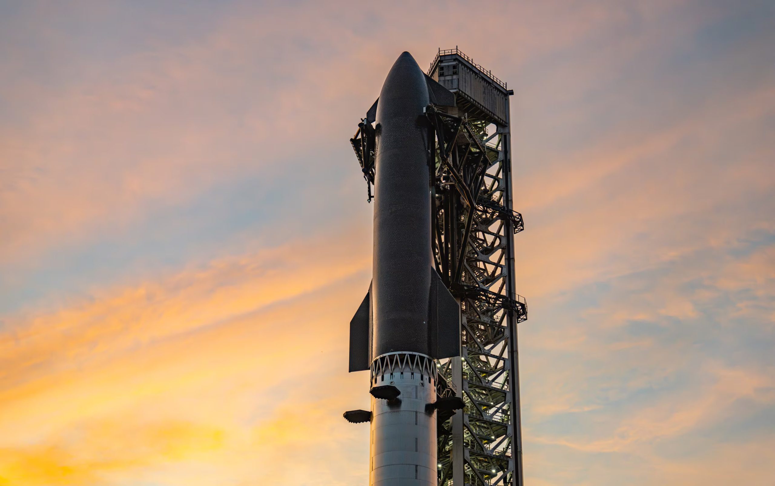 Starship es la etapa superior y la nave más potente del sistema de lanzamiento de SpaceX AI. (X: SpaceX)