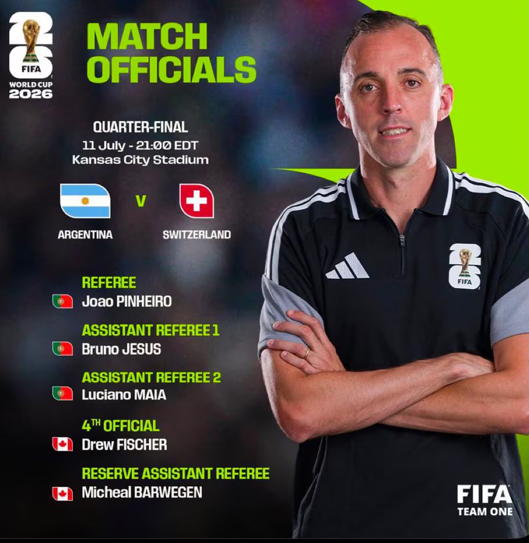 El equipo arbitral designado para el duelo en Kansas City