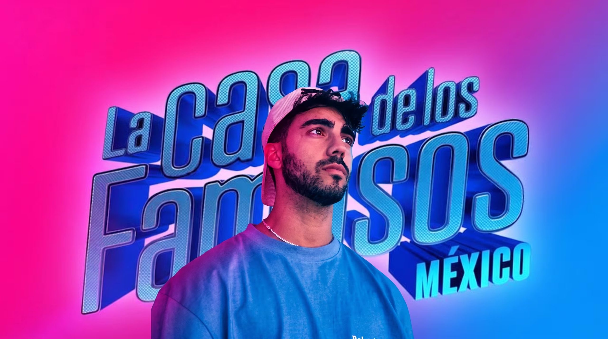 Fede Vigevani aparece en primer plano con el logotipo tridimensional de 
