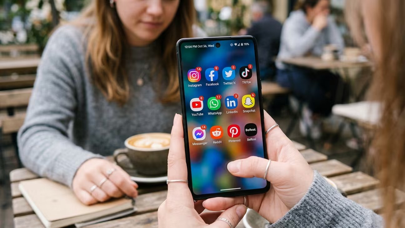 La Comisión de Juventud, Niñez y Adolescencia de Costa Rica aprobó por unanimidad la prohibición del uso de redes sociales en menores de 14 años. (Visuales IA)