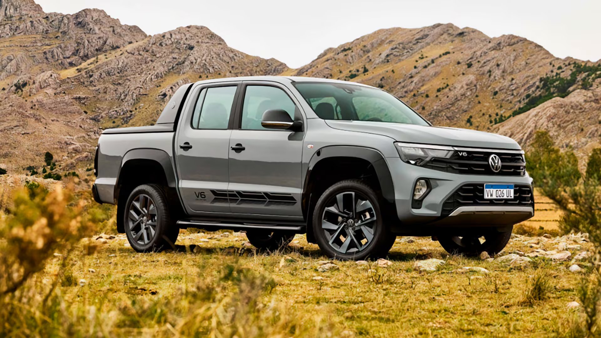 La última versión de la pickup Volkswagen Amarok será la V6 Unlimited Edition, que llegará en septiembre (Volkswagen Argentina Chevrolet Argentina)