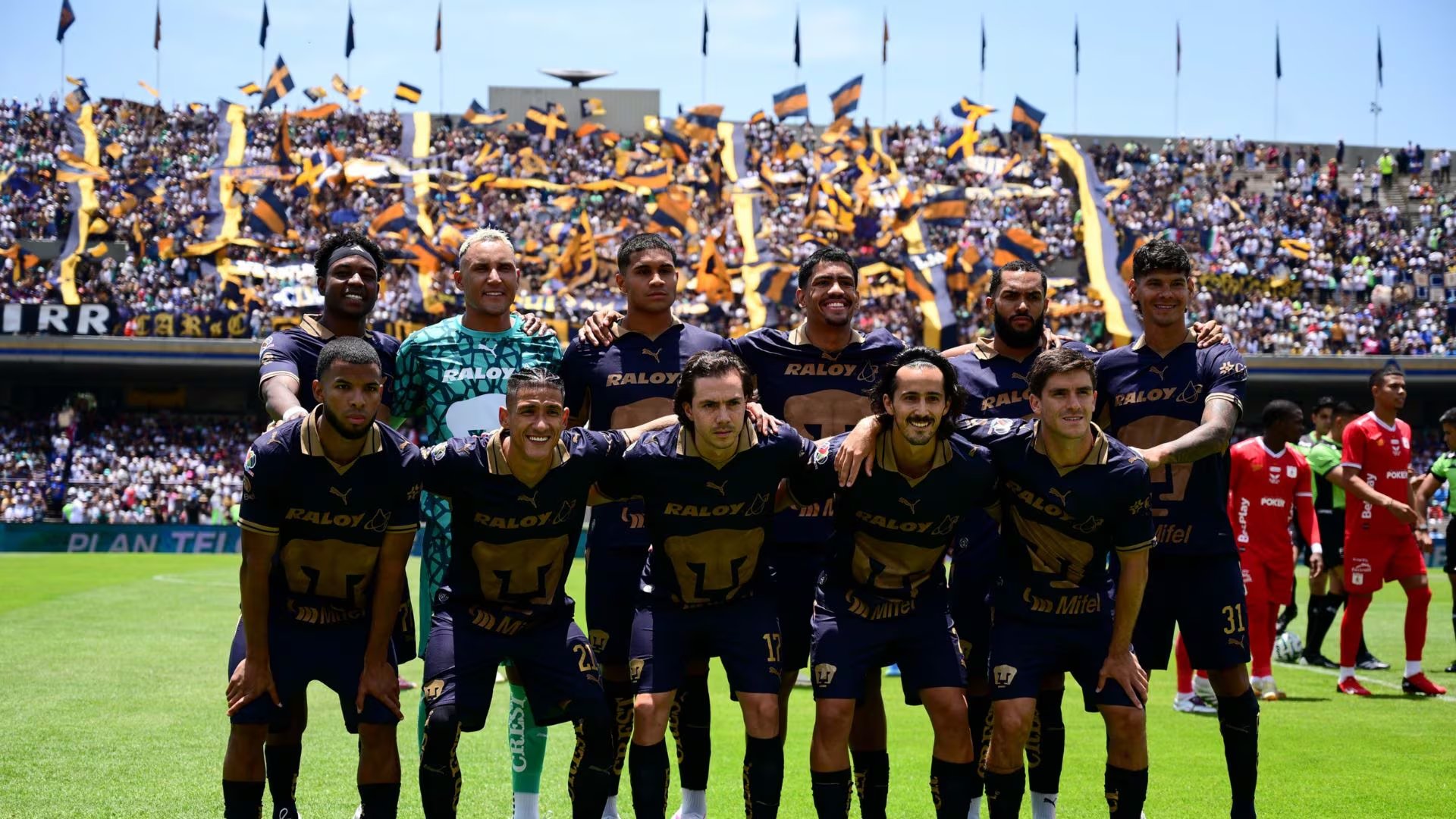 En el amistoso de Pumas si hubo pausa de hidratación. (X/ @PumasMX)
