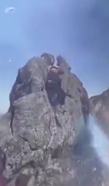 Un video de la excursión registró los instantes previos a la caída en la Pedra do Macaco, a unos 150 metros de altura (Captura de video)