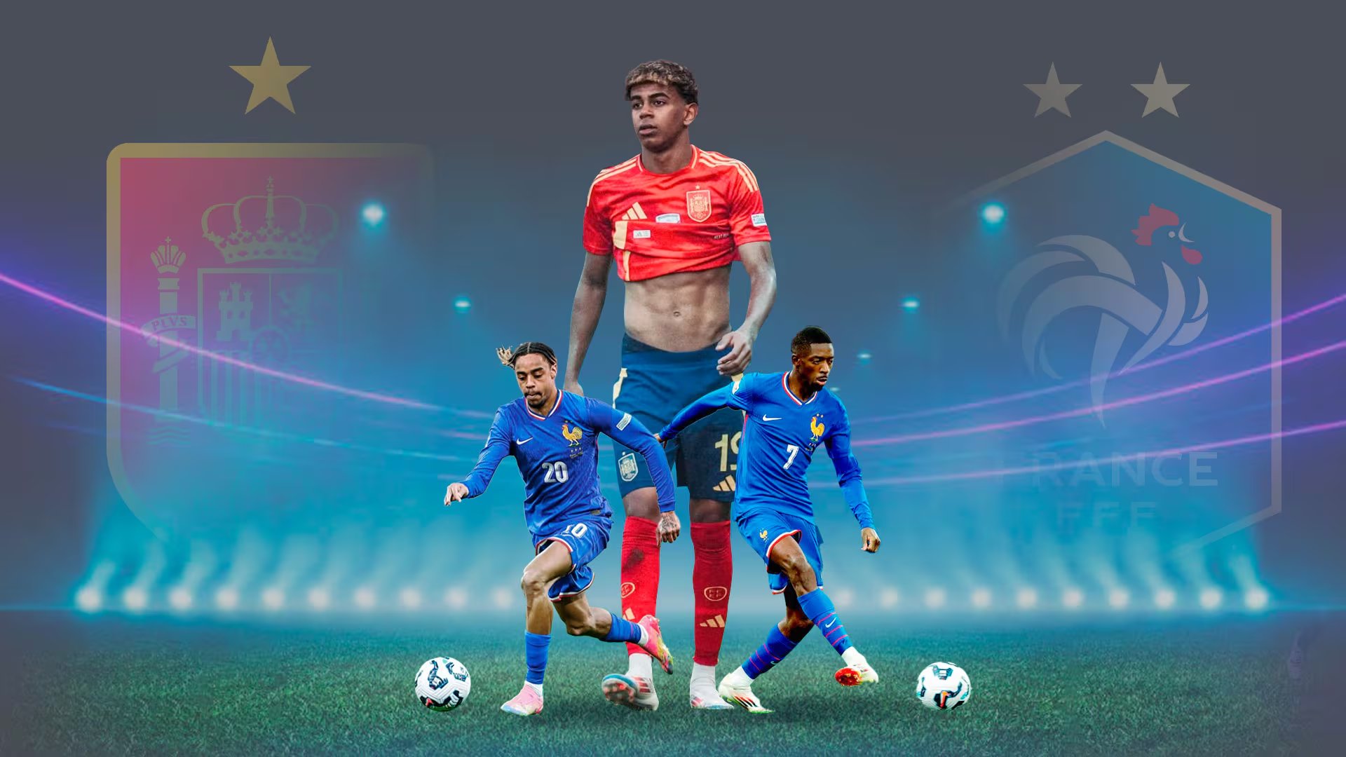 Ibéricos y galos definirán al segundo finalista del certamen europeo. (Jovani Pérez)
