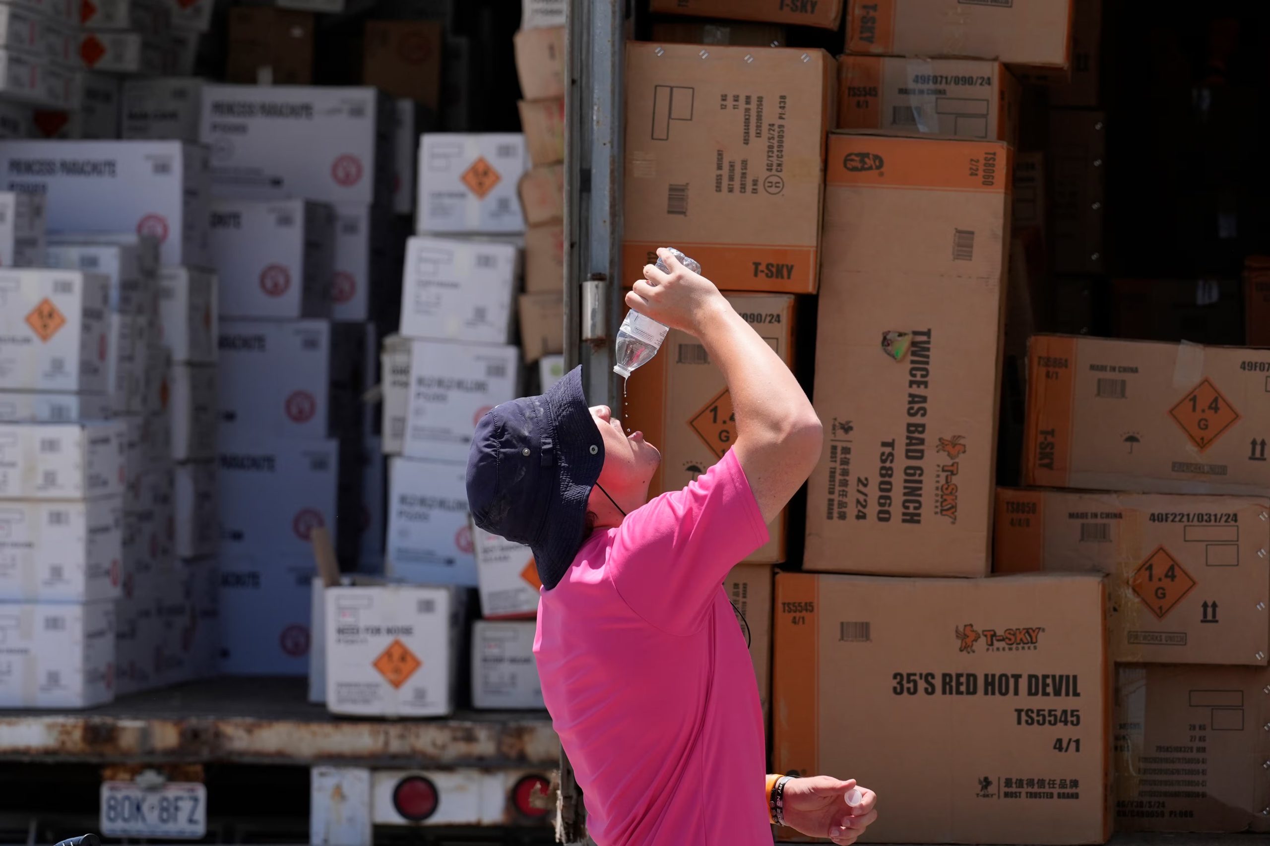 La ola de calor en Estados Unidos afectó a millones de personas en el este y el centro del país y elevó las alertas por calor extremo. (AP Foto/Jeff Roberson, Archivo)