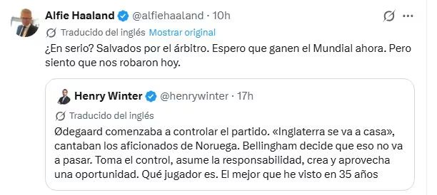 El comentario del padre de Erling Haaland en sus redes sociales