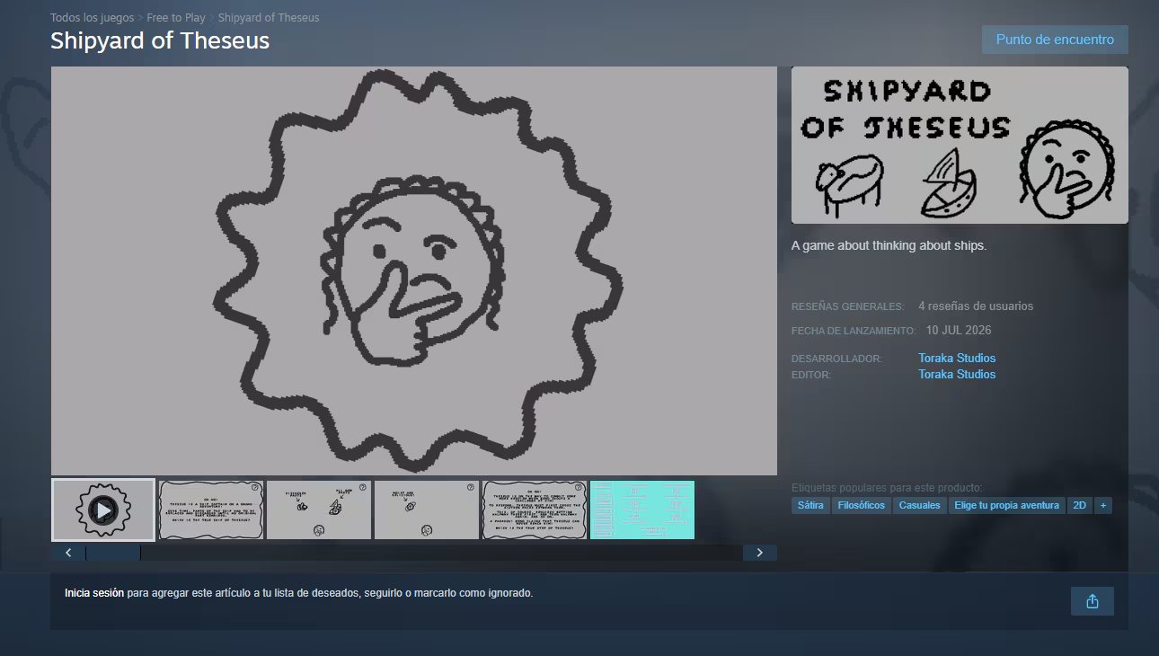 Es un juego de clics con humor filosófico. (Steam)