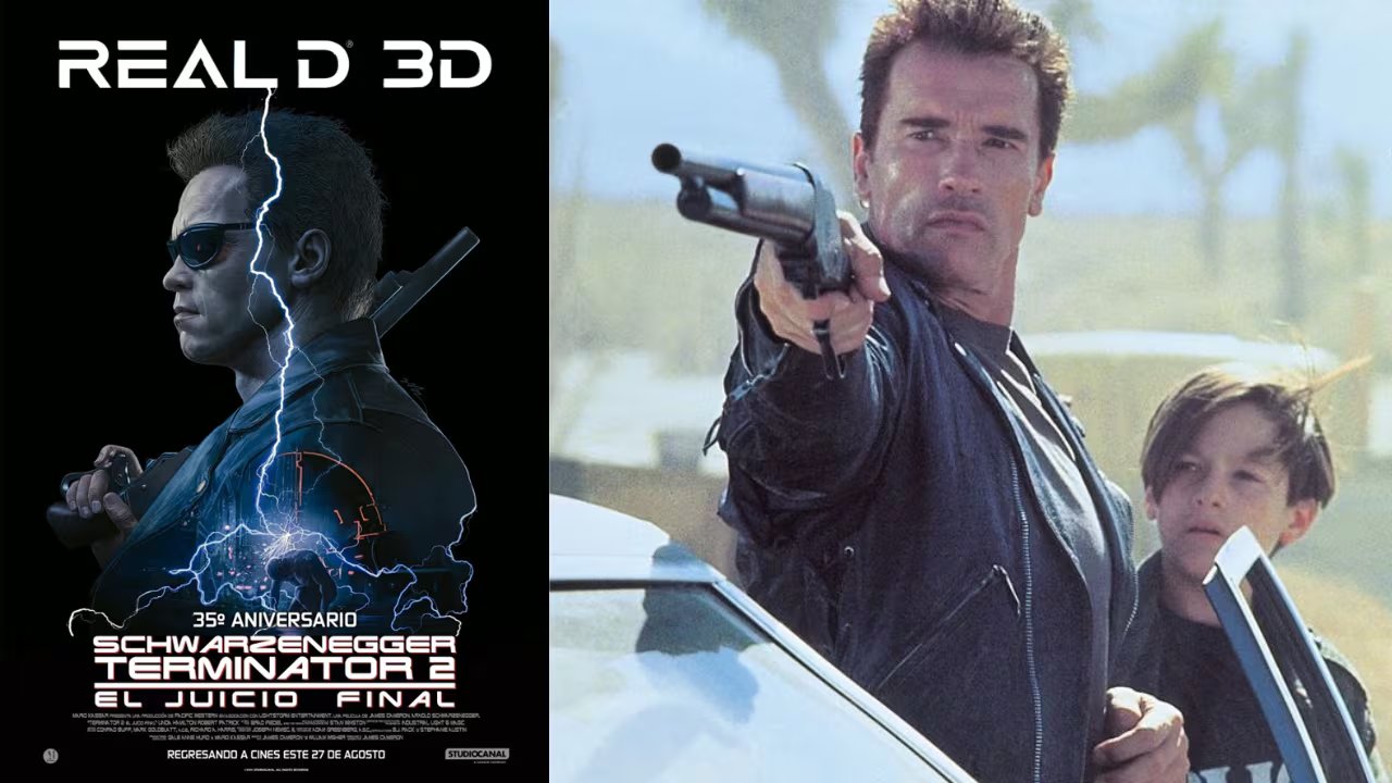 El reestreno de Terminator 2 en Lima y otras ciudades del Perú llegará en formatos 4K digital, 3D, 4DX y D-BOX, con funciones subtituladas y dobladas de 130 minutos.