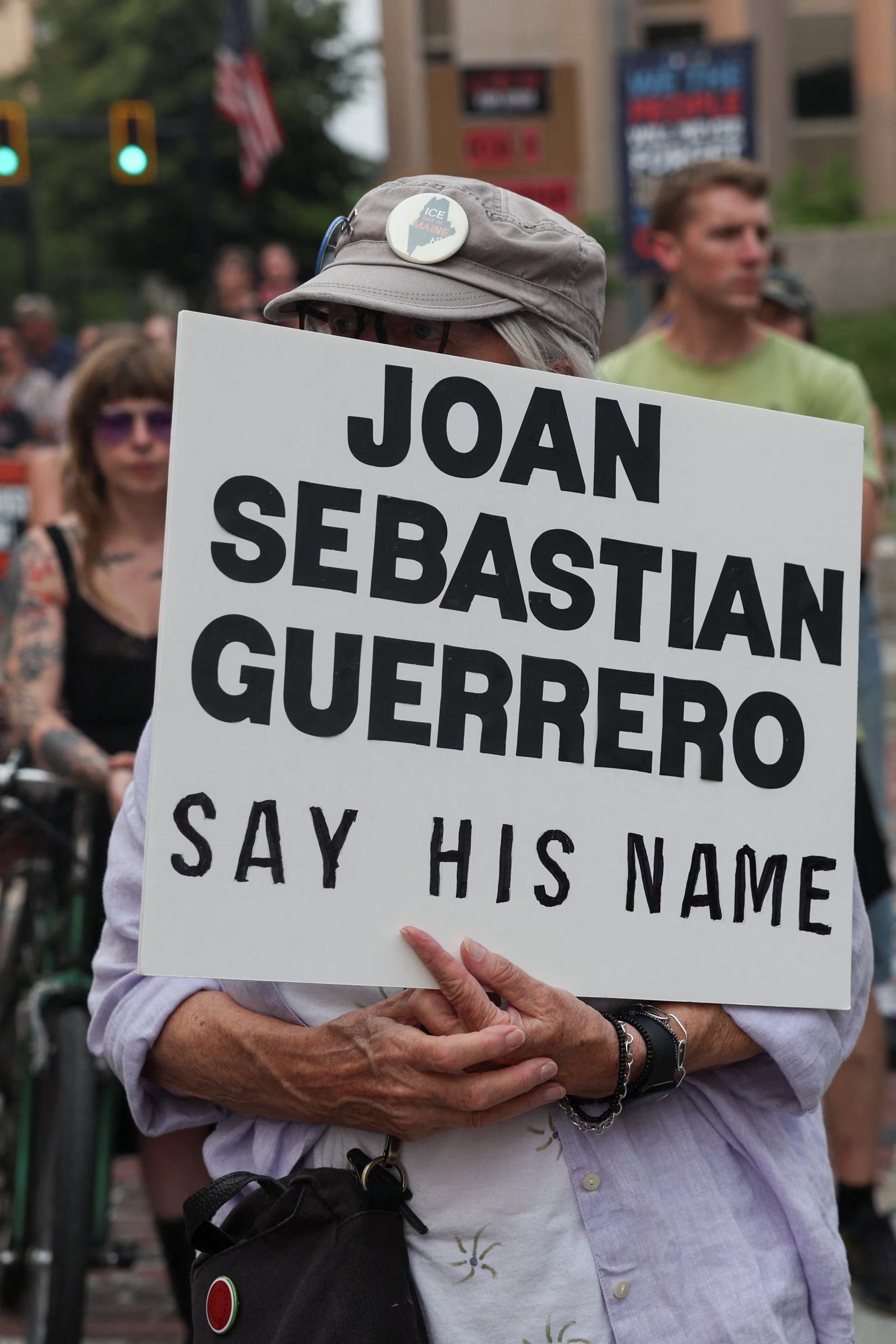 Joan Sebastián Durán Guerrero murió en Biddeford, Maine, tras recibir disparos de un agente del ICE cuando iba a trabajar - crédito Shannon Stapleton/Reuters