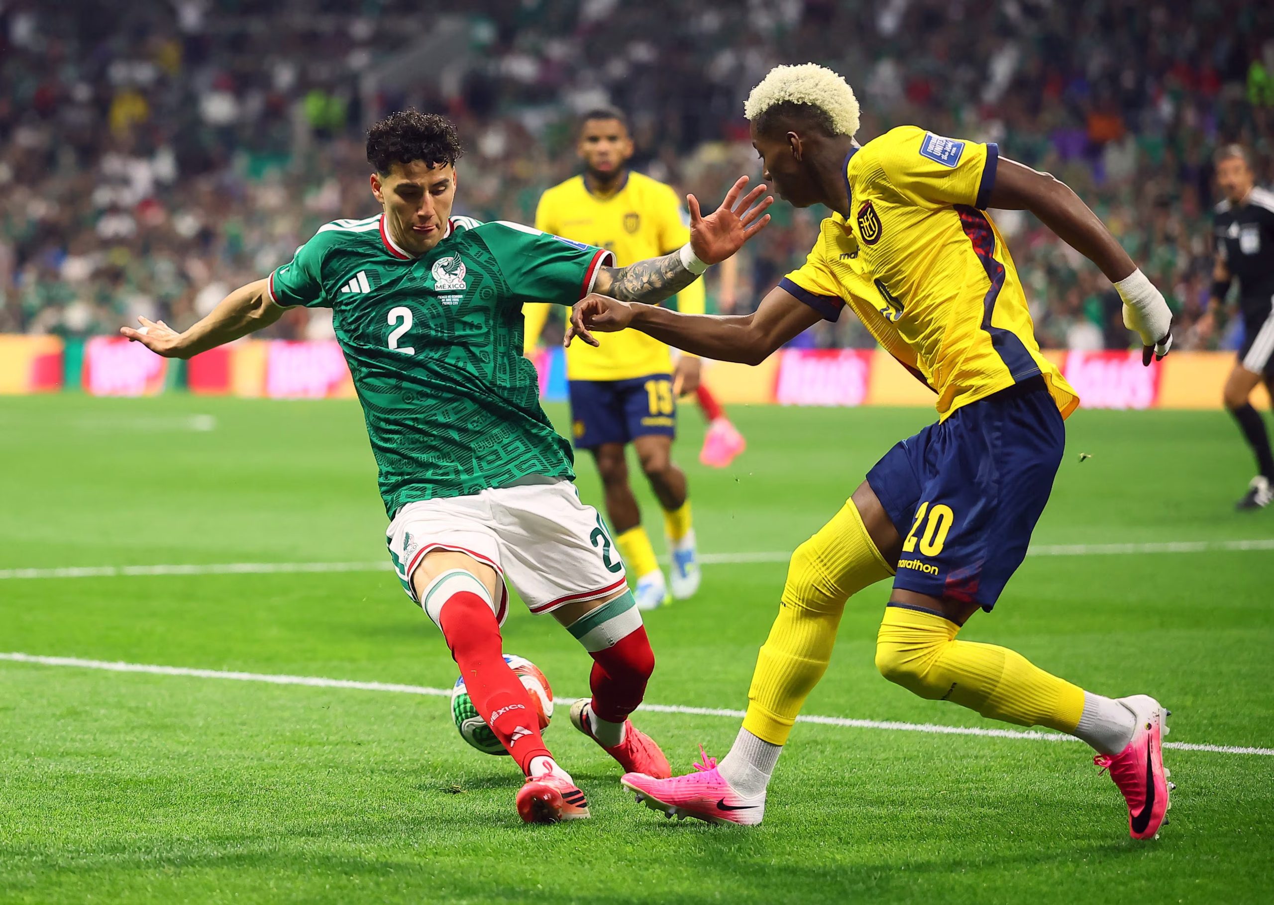 Jorge Sánchez se apodera de la banda derecha en la Selección Mexicana. REUTERS/Eloisa Sanchez