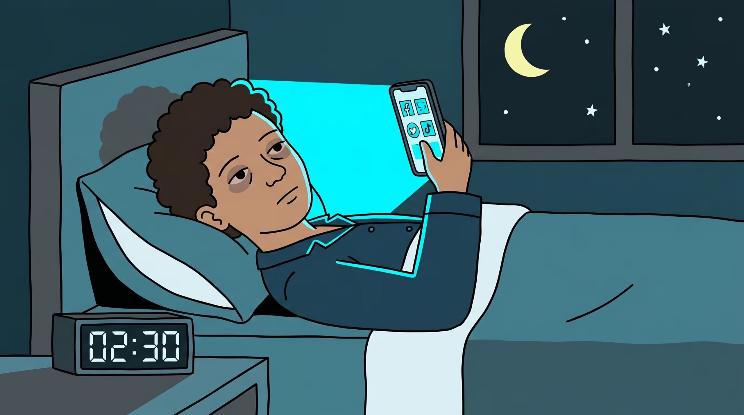 Las nuevas generaciones podrían perder hasta 20 años de su vida en redes sociales si se mantiene la tendencia actual de consumo digital. (Imagen Ilustrativa Infobae)