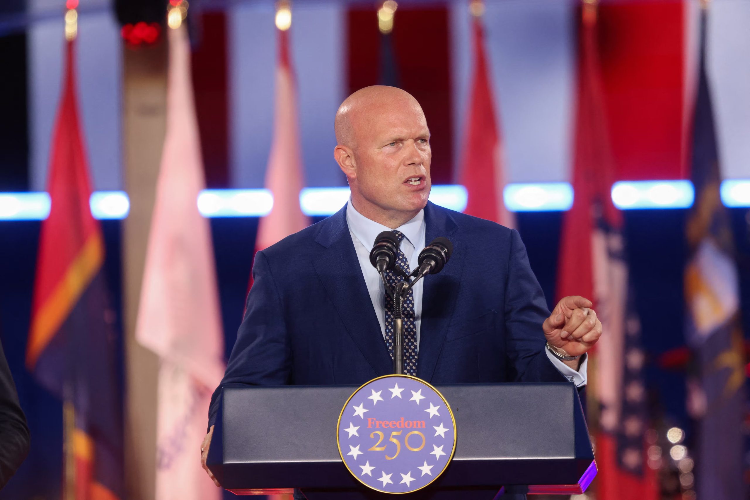 El embajador de Estados Unidos ante la OTAN, Matthew Whitaker (REUTERS)