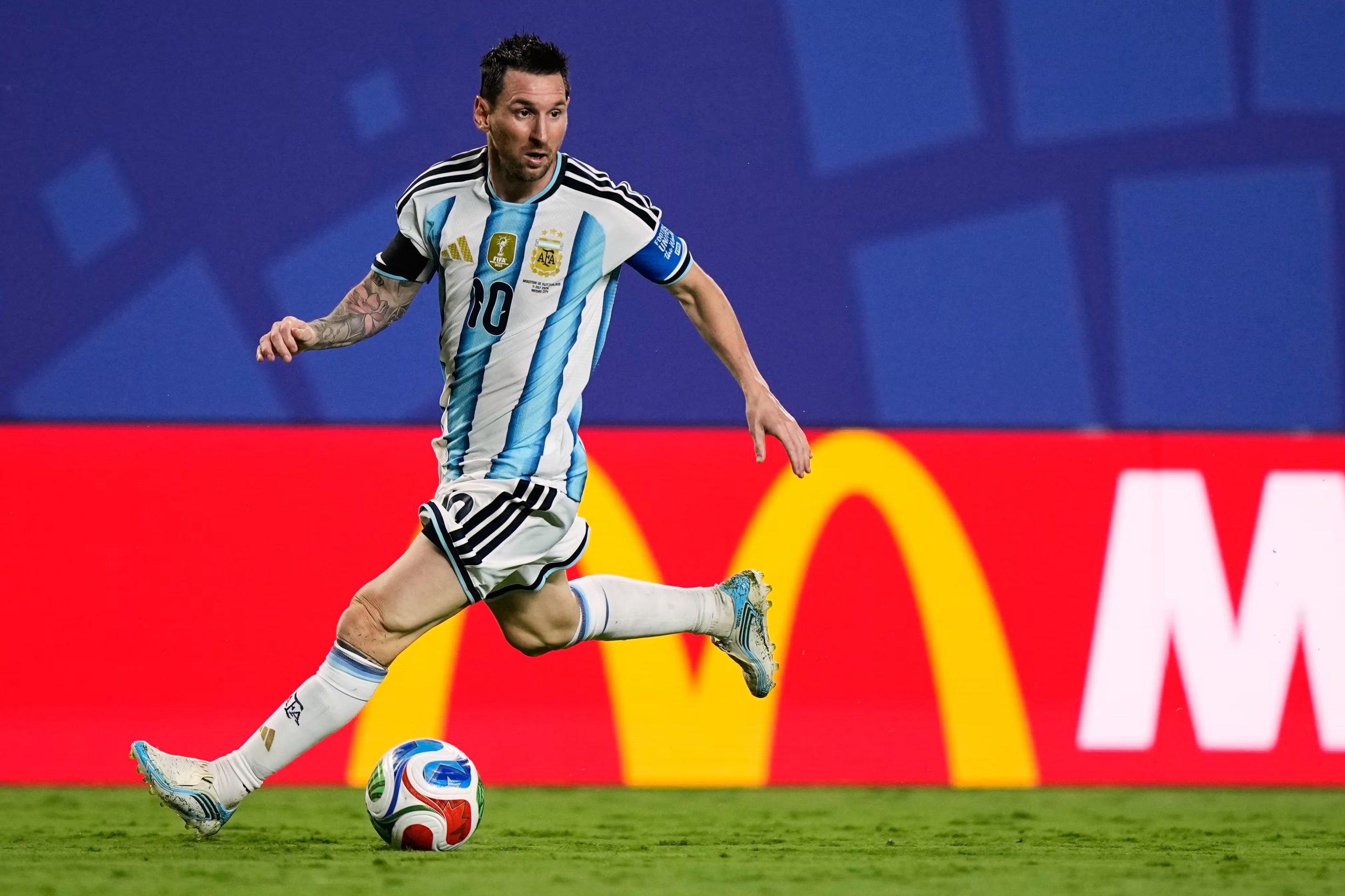 Leo Messi. (AP Foto/Charlie Riedel)