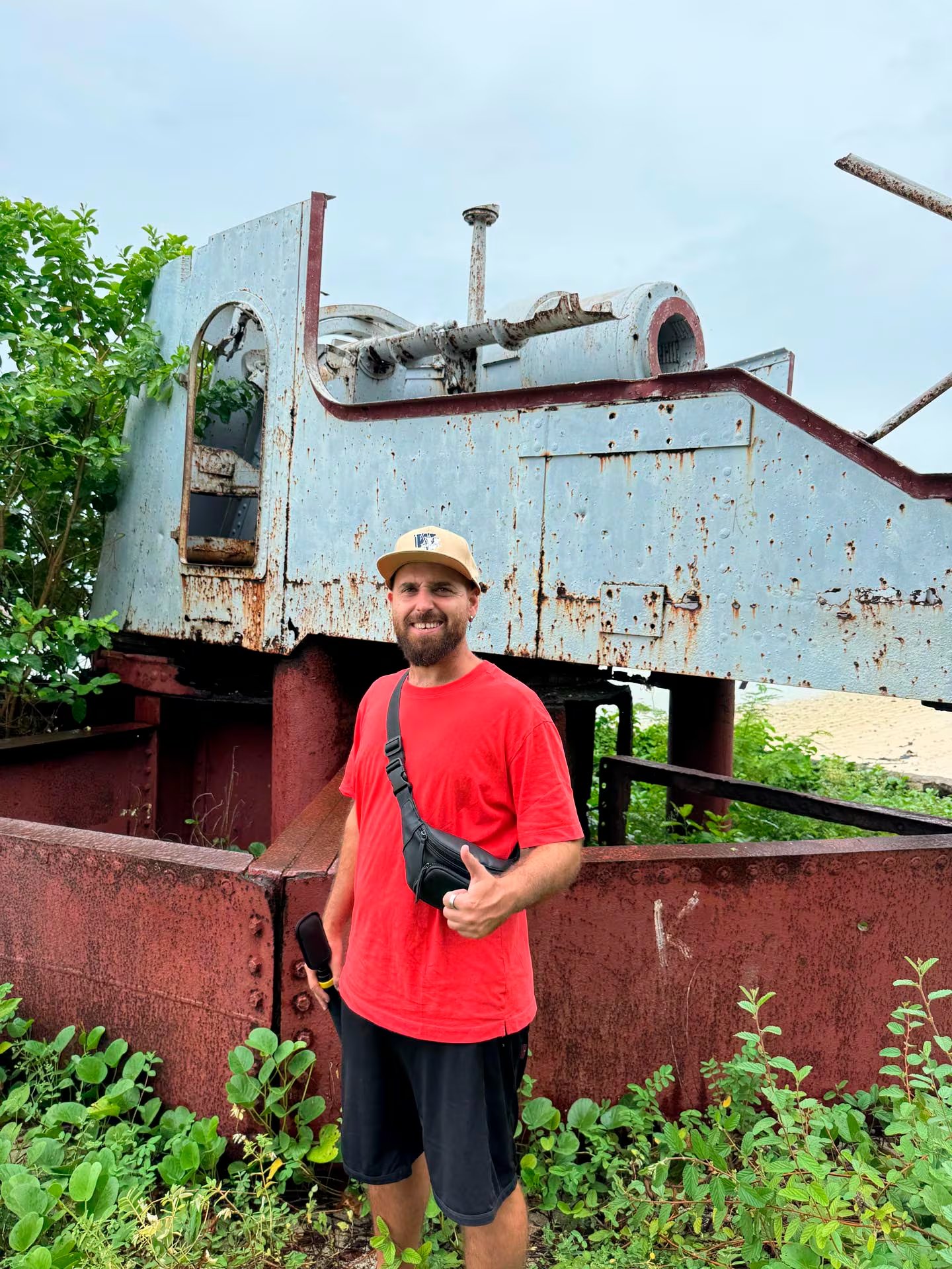 “No hay guías turísticos, no hay agencias. Le pagué a un local para que me llevara con su auto a recorrer algunos lugares y armé el itinerario por mi cuenta