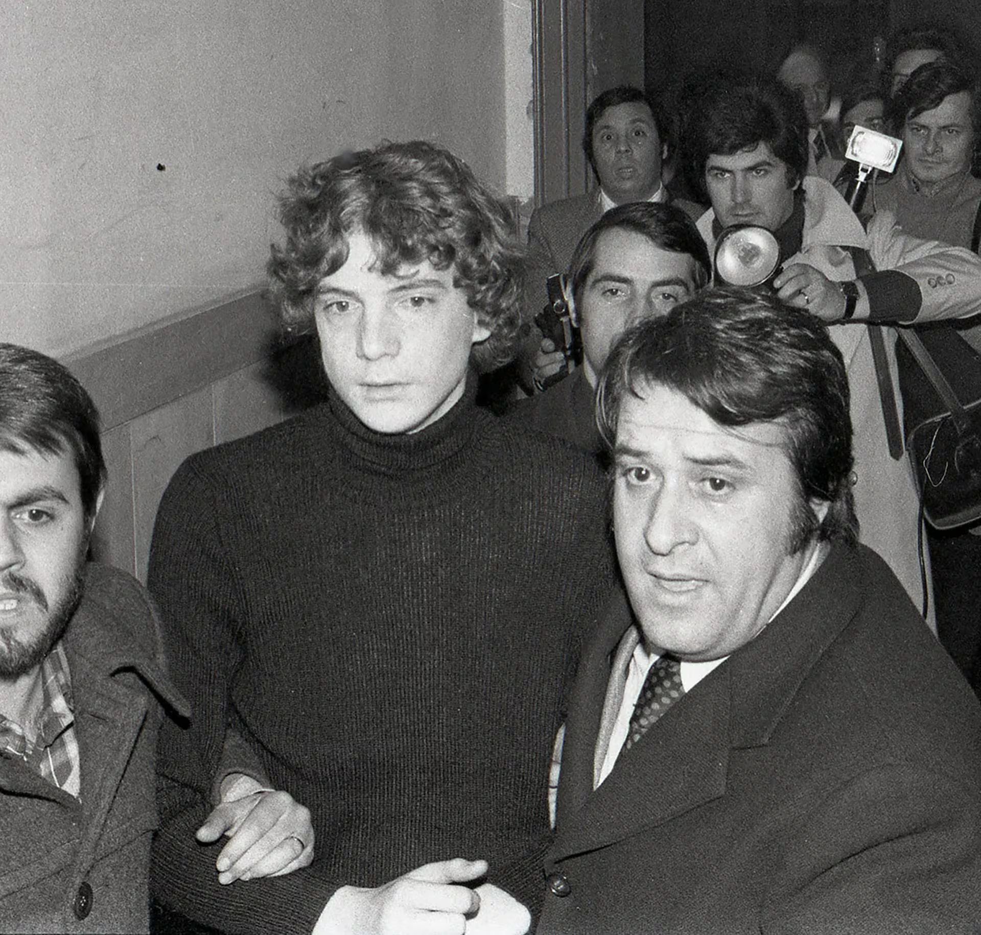 John Paul Getty III tras su liberación (AP Photo / Ian Nicholson, PA)