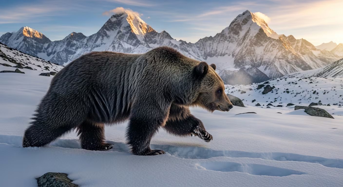 Los investigadores analizaron cerca de 200 mandíbulas fósiles y actuales con morfometría geométrica tridimensional para reconstruir la evolución del oso pardo (Imagen Ilustrativa Infobae)