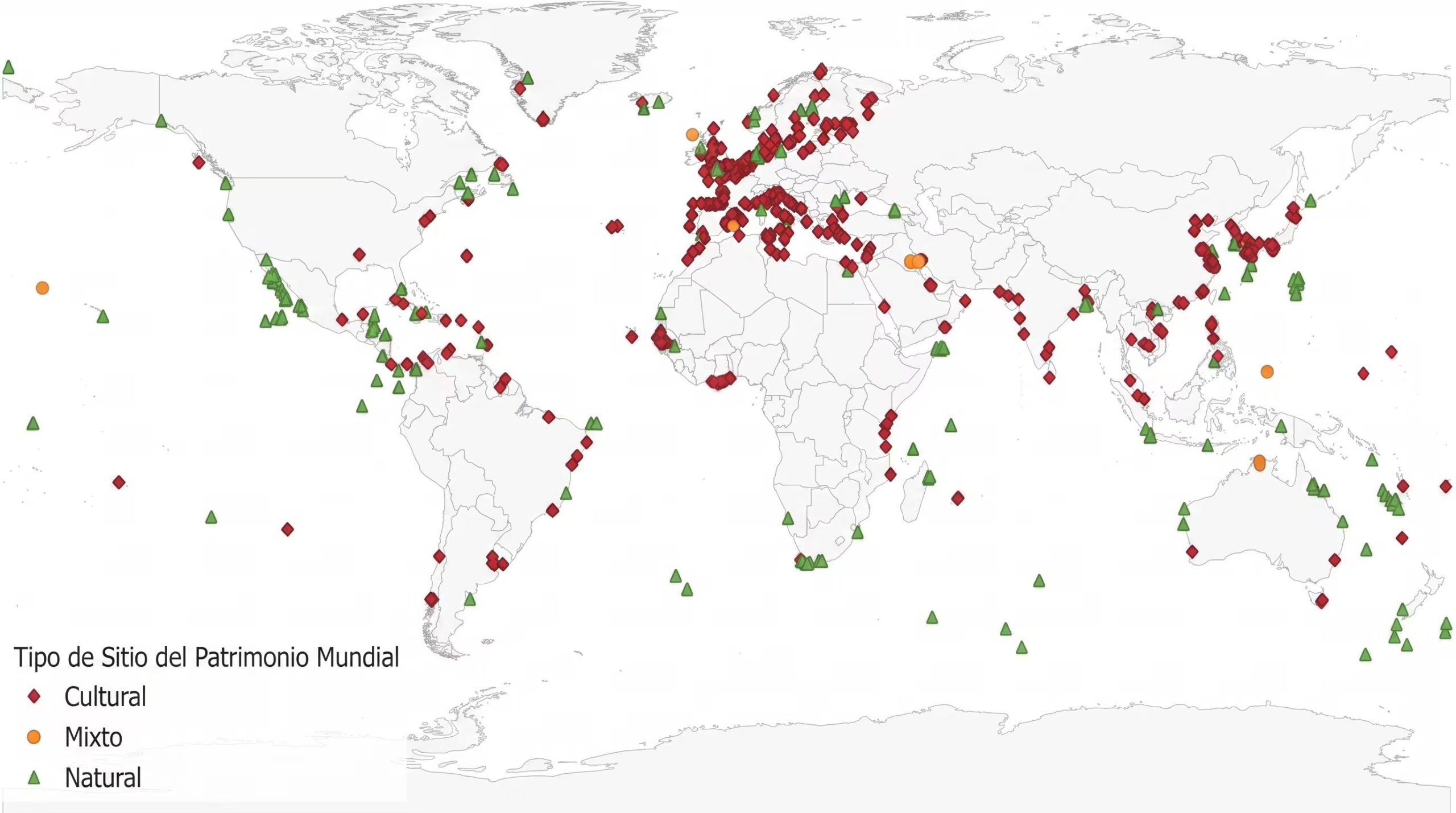 El nuevo mapa digital identifica mil doscientos cincuenta sitios individuales, desde monumentos culturales hasta espacios de biodiversidad reconocidos (Bescoby, D., Clarke, J., Okolie, C. et al.)