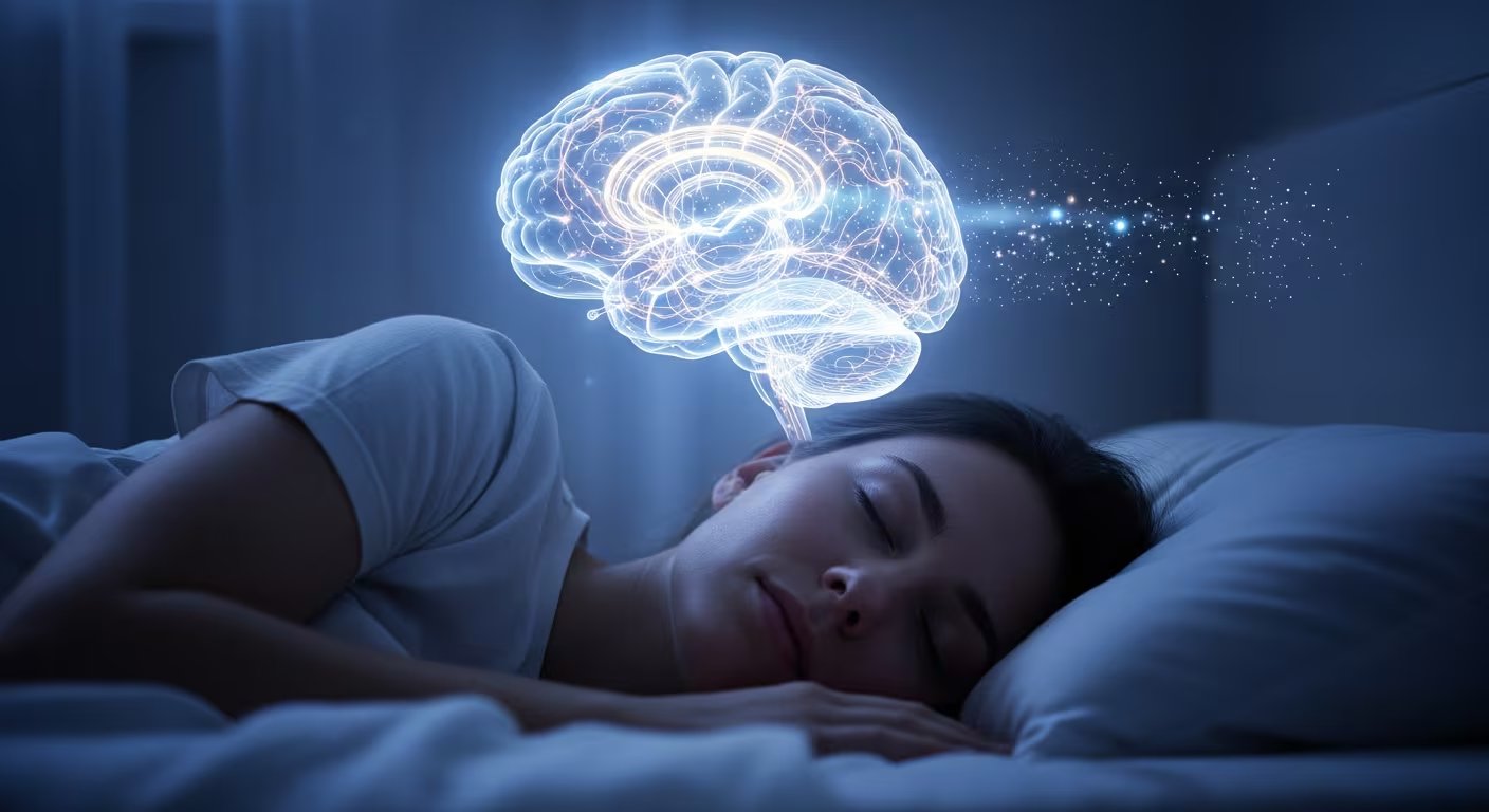 El espacio entre las células cerebrales aumenta hasta un 60% durante el sueño, lo que facilita el flujo del líquido que arrastra los desechos (Imagen Ilustrativa Infobae)