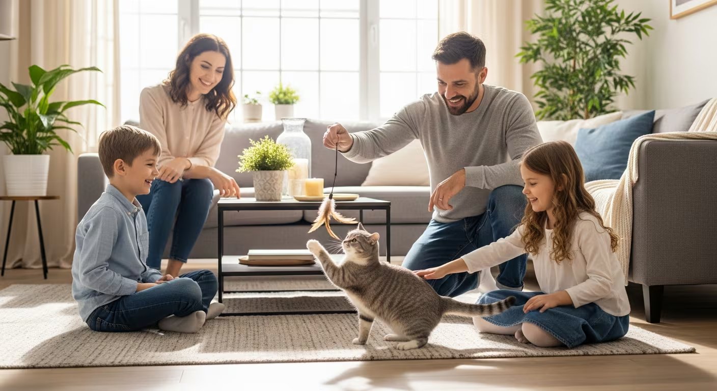 El bienestar d elos gatos domésticos es fácil de mantener. (Imagen Ilustrativa Infobae)