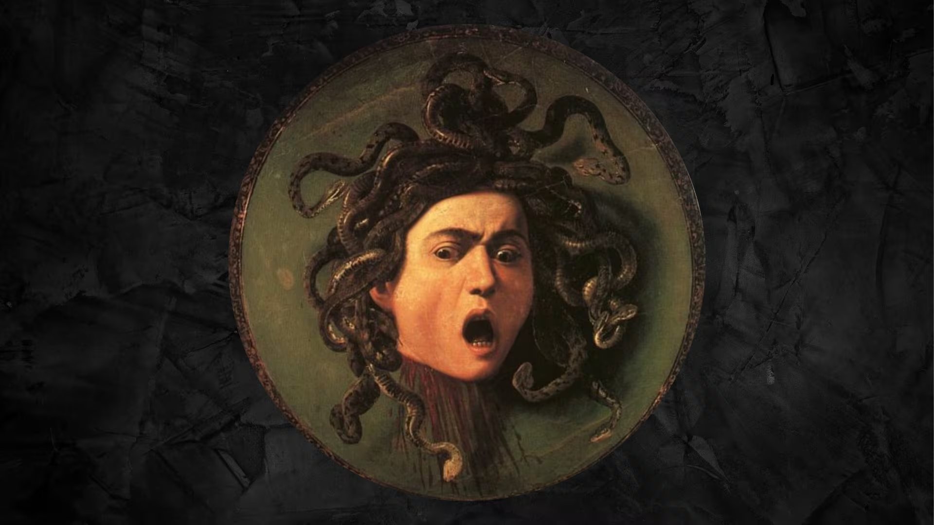 “La cabeza de Medusa” (1597) de Caravaggio