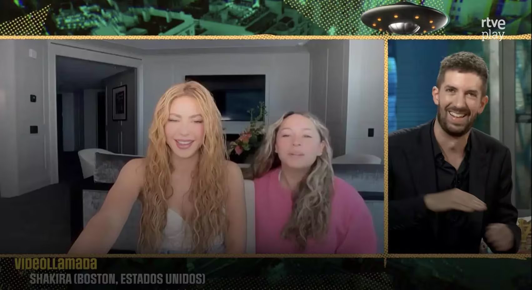 Shakira en 'La Revuelta' (RTVE).