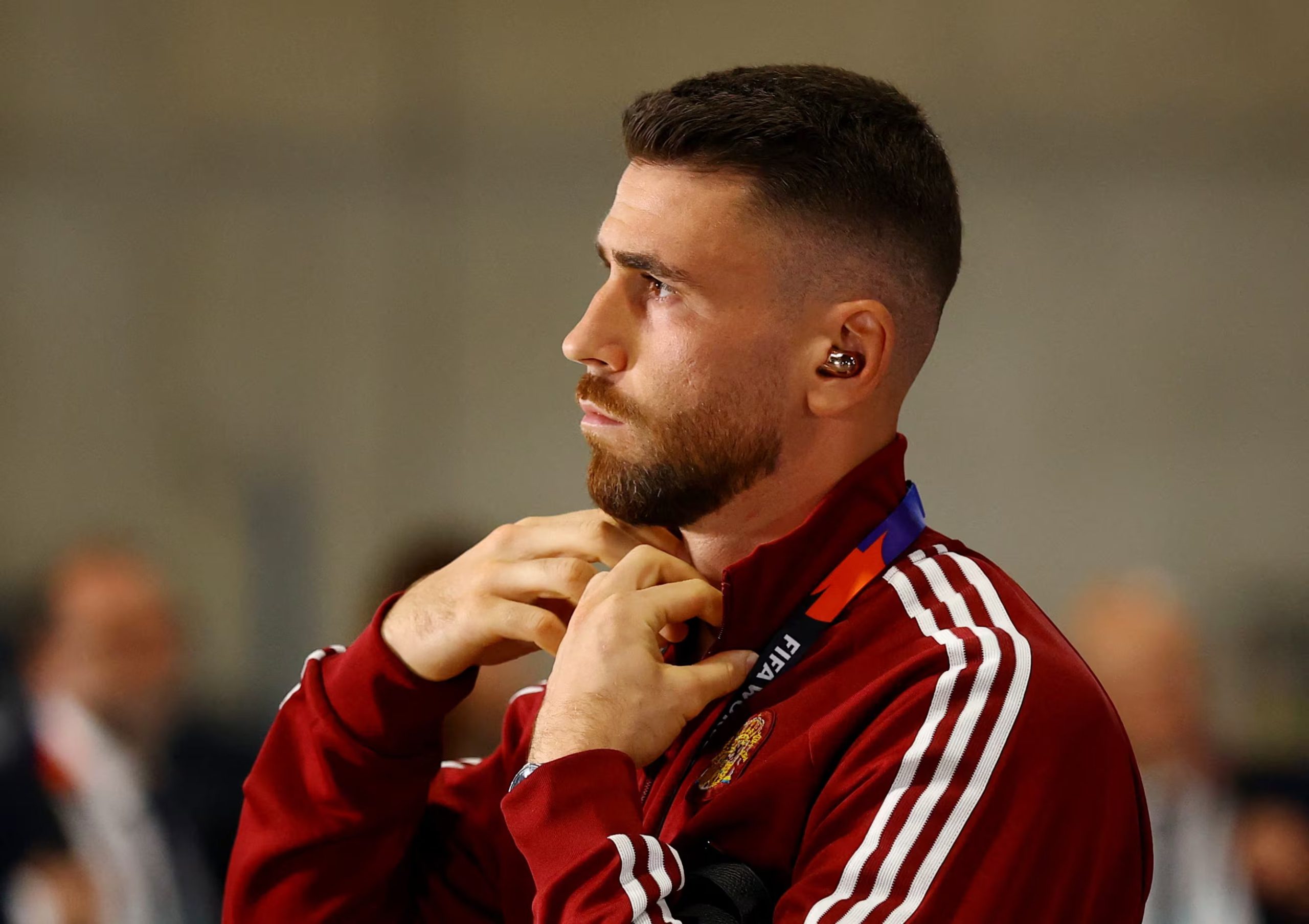 Unai Simón, portero de la selección española. (REUTERS/Albert Gea)