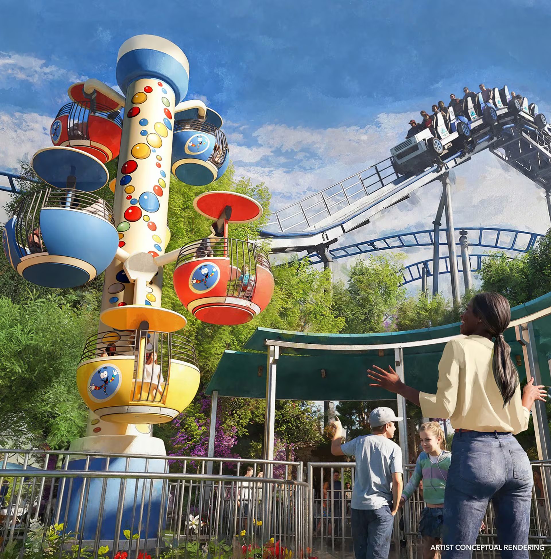 El parque temático Universal Kids Resort reúne siete zonas inspiradas en Shrek, Jurassic World, SpongeBob SquarePants, Minions, Trolls, Puss in Boots y la Isle of Curiosity. (@universalkidsresort)