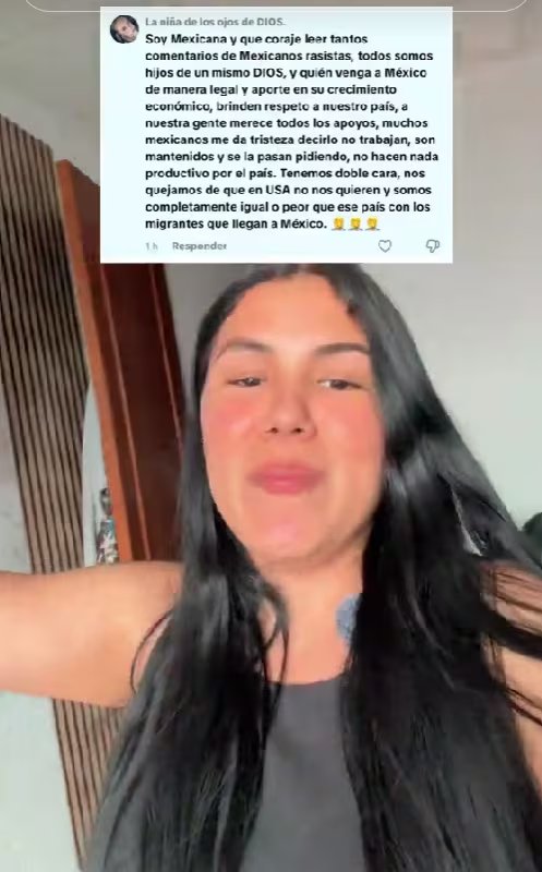 Su mensaje de agradecimiento fue respaldado por algunos usuarios, mientras otros cuestionaron que extranjeros puedan acceder a programas sociales.