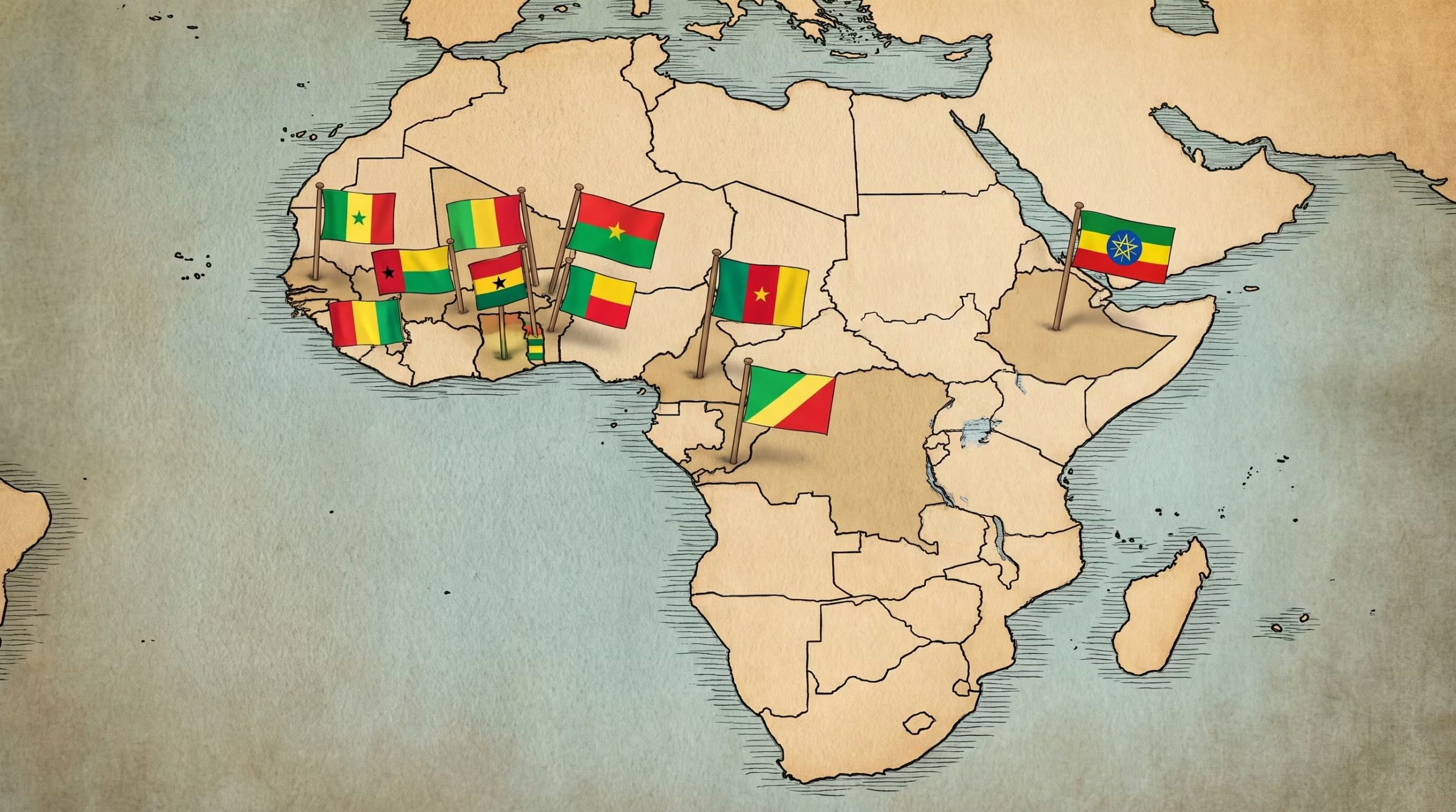 El panafricanismo consolidó el significado del verde, el amarillo y el rojo como símbolos de esperanza, riqueza y lucha contra el colonialismo europeo (Imagen Ilustrativa Infobae)