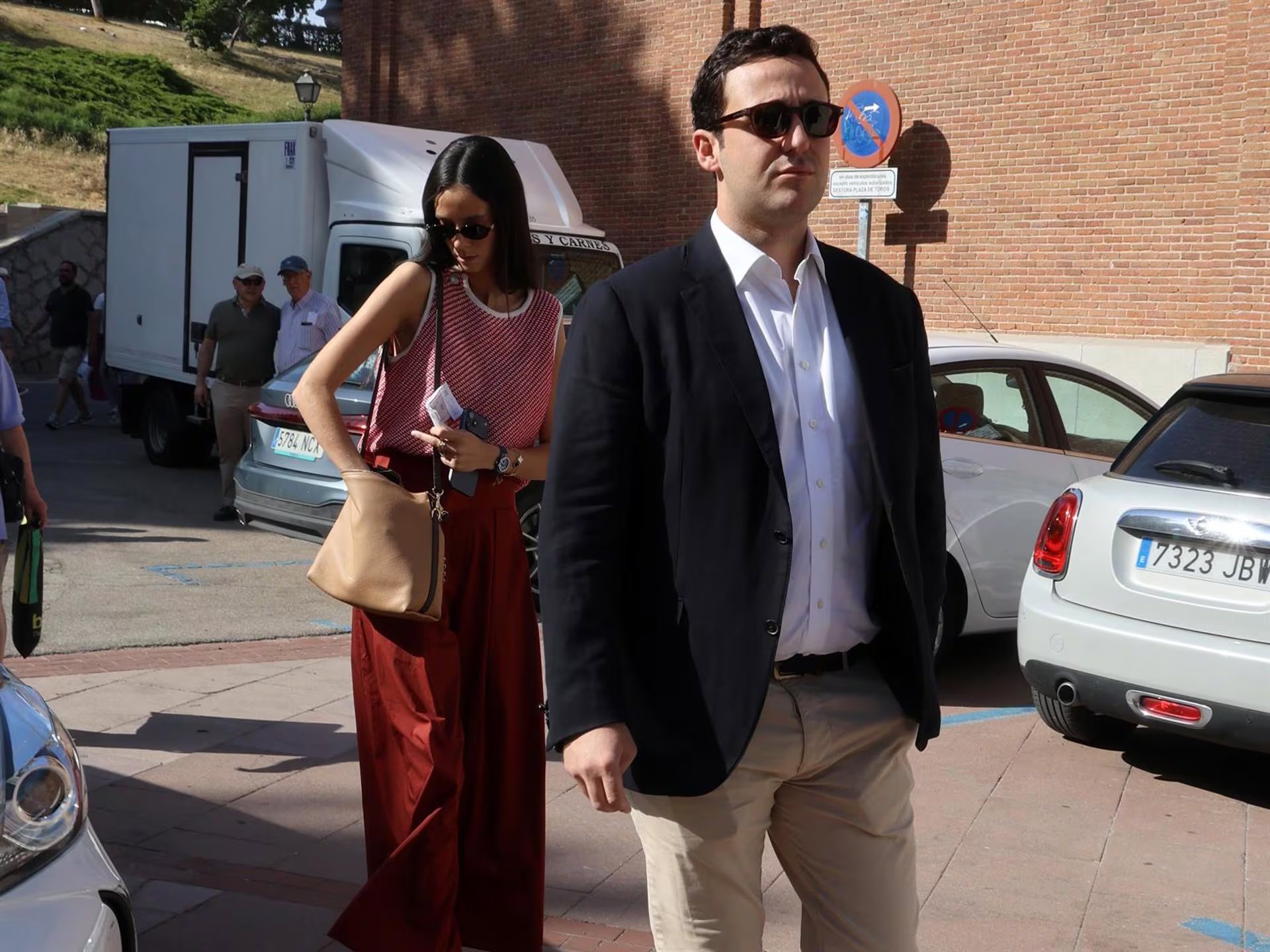Froilán y Victoria Federica, las imágenes inéditas abandonando el Palace tras su presunto 'simpa' (Europa Press)