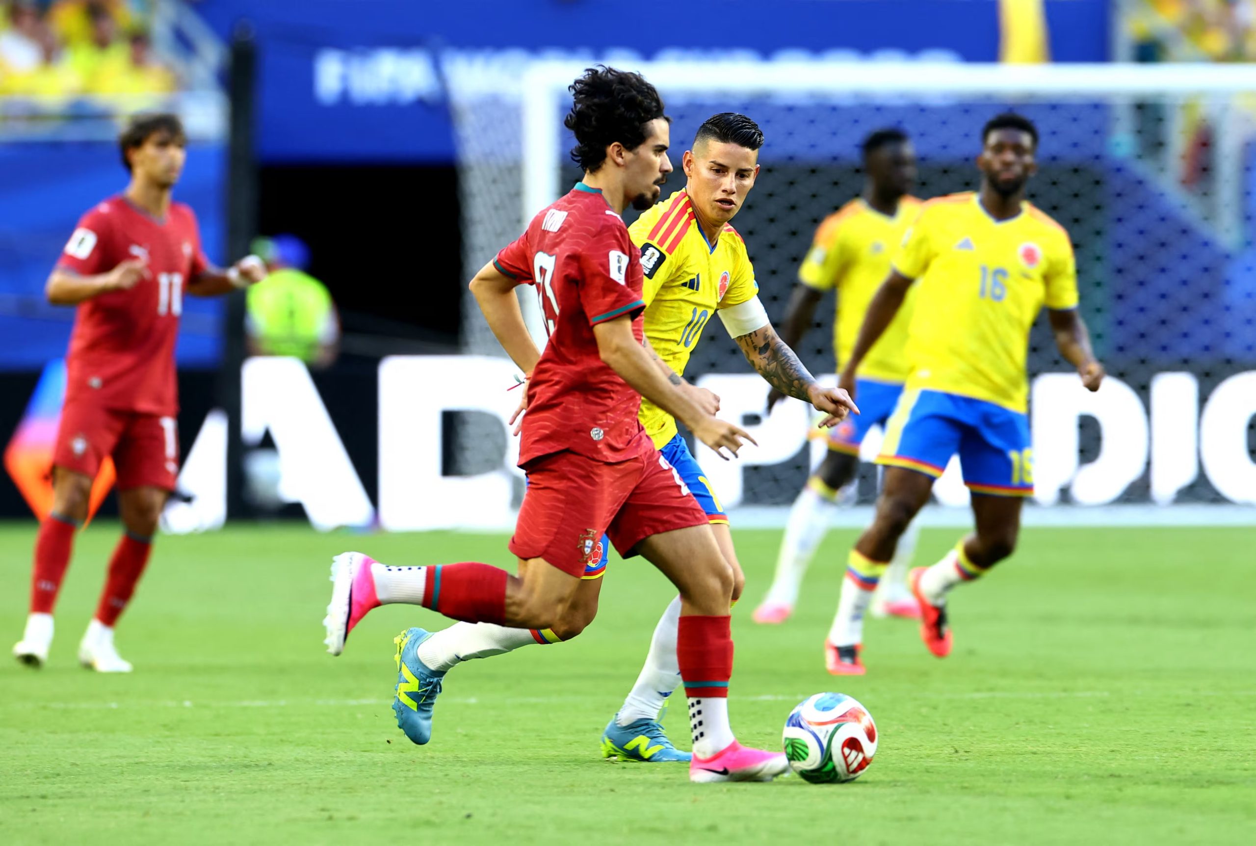Vitinha sabe que Portugal no puede hacer un partido ante Croacia como se dio con Colombia, rival que casi lo vence en Miami - crédito Marco Bello/REUTERS