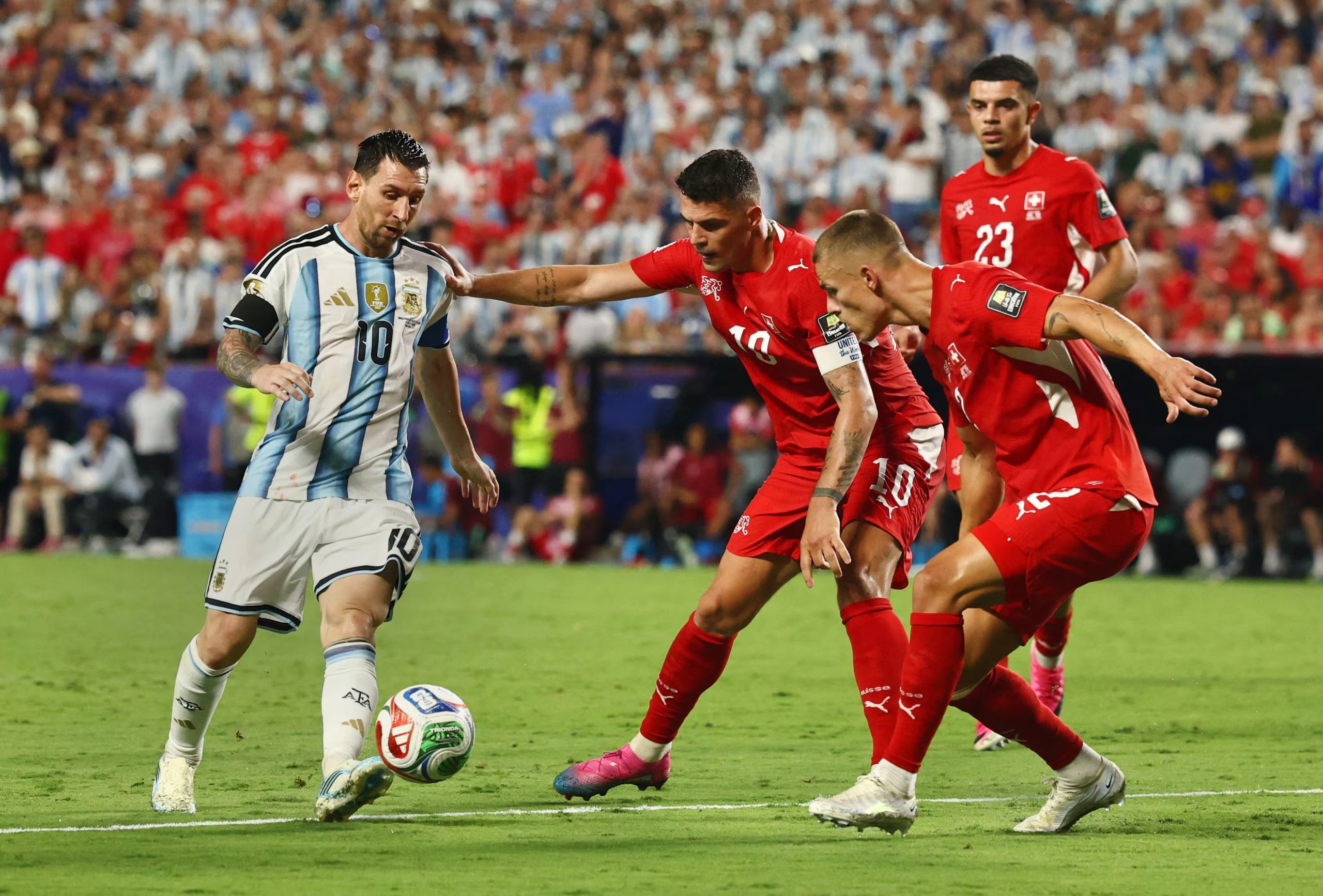 En su mensaje el capitán suizo valoró la actuación del combinado nacional en la Copa del Mundo (REUTERS/Amanda Perobelli)