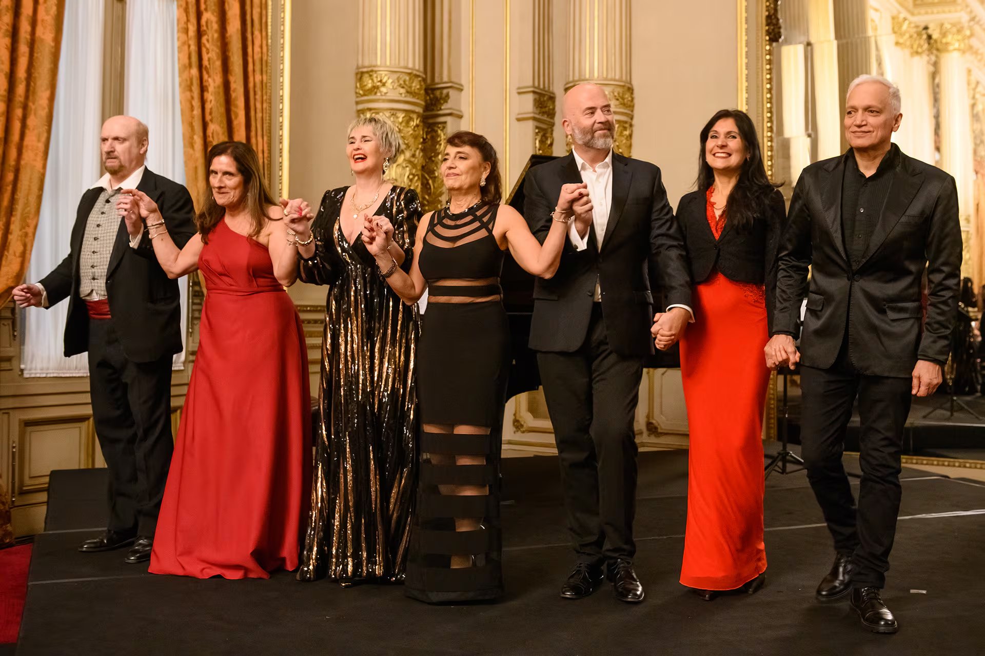 Durante la gala se ofreció un repertorio que incluyó obras de Gioachino Rossini, Giuseppe Verdi y Gaetano Donizetti