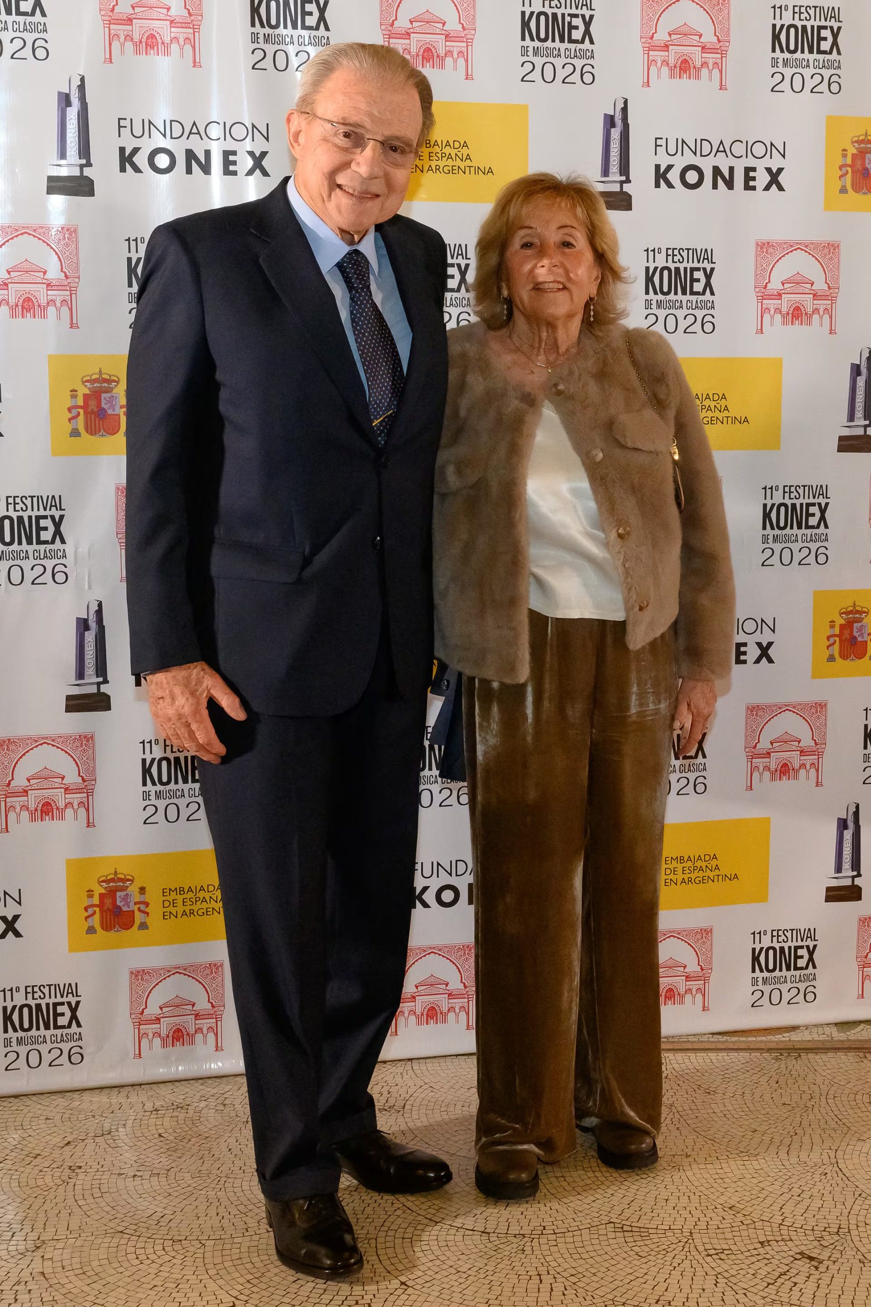Tomás Pförtner y su esposa