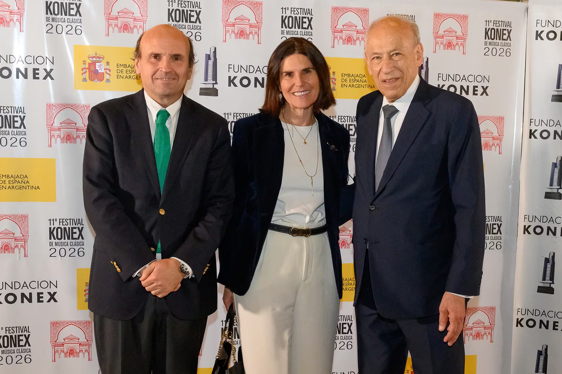 El embajador de Chile, Gonzalo Uriarte, junto a su esposa, Sofía Valenzuela