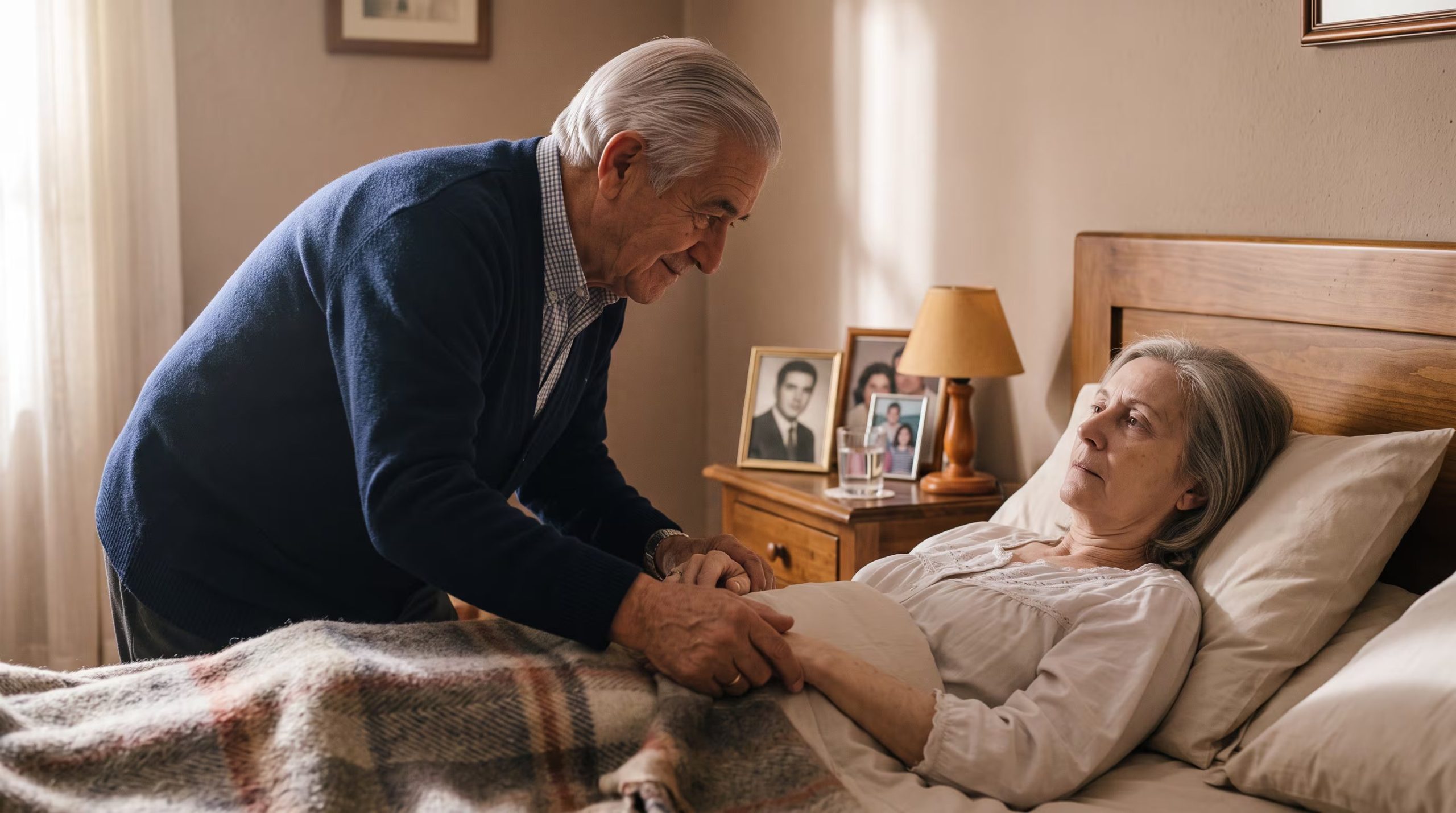 Belén murió después de diez años de Alzheimer, una etapa en la que Juan se dedicó a cuidarla hasta el final (Imagen Ilustrativa Infobae)