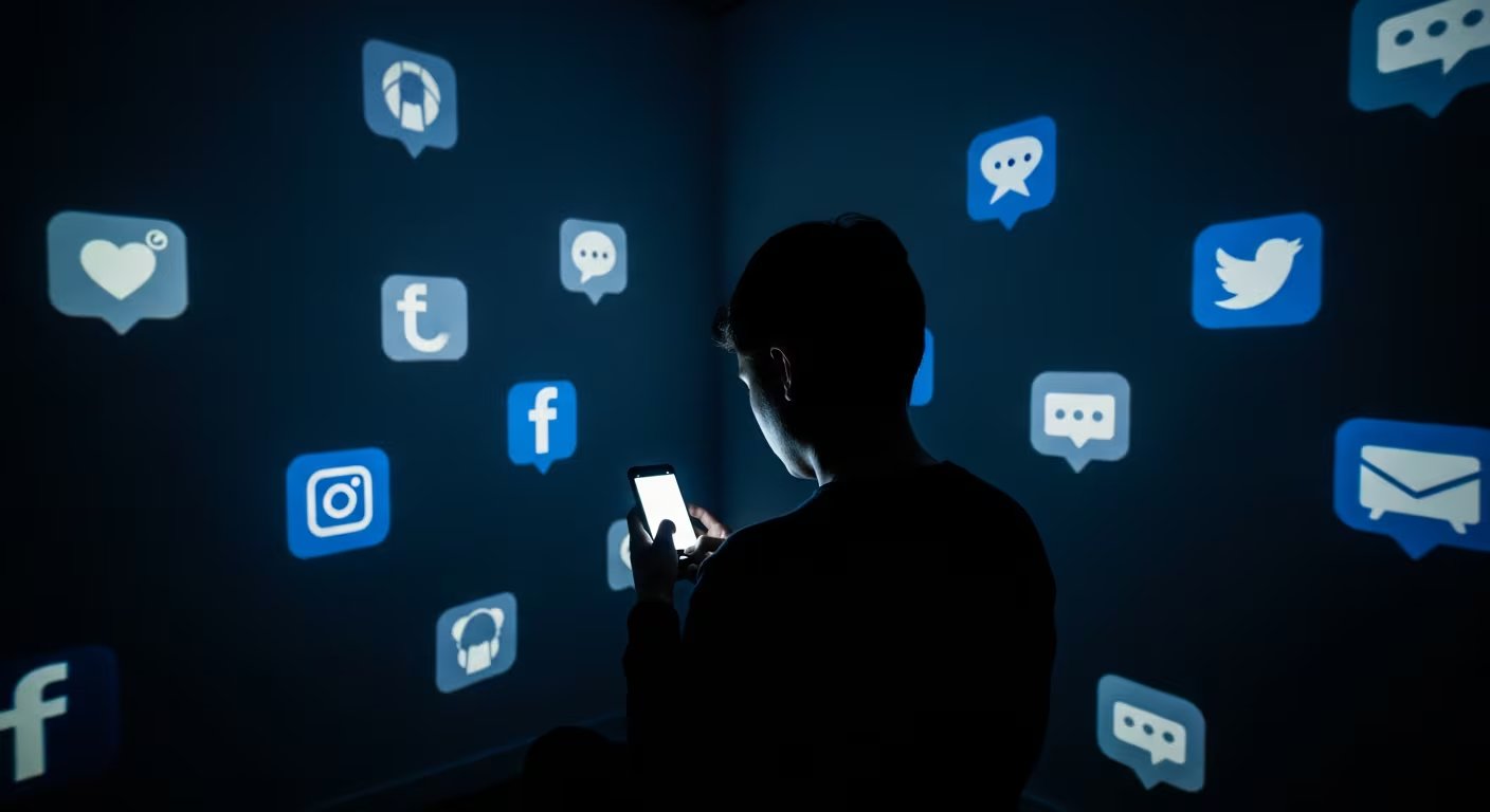 Los investigadores relacionaron parte del impacto negativo con un uso más intrusivo del teléfono inteligente antes de dormir, al despertar y durante las tareas escolare (Imagen Ilustrativa Infobae)