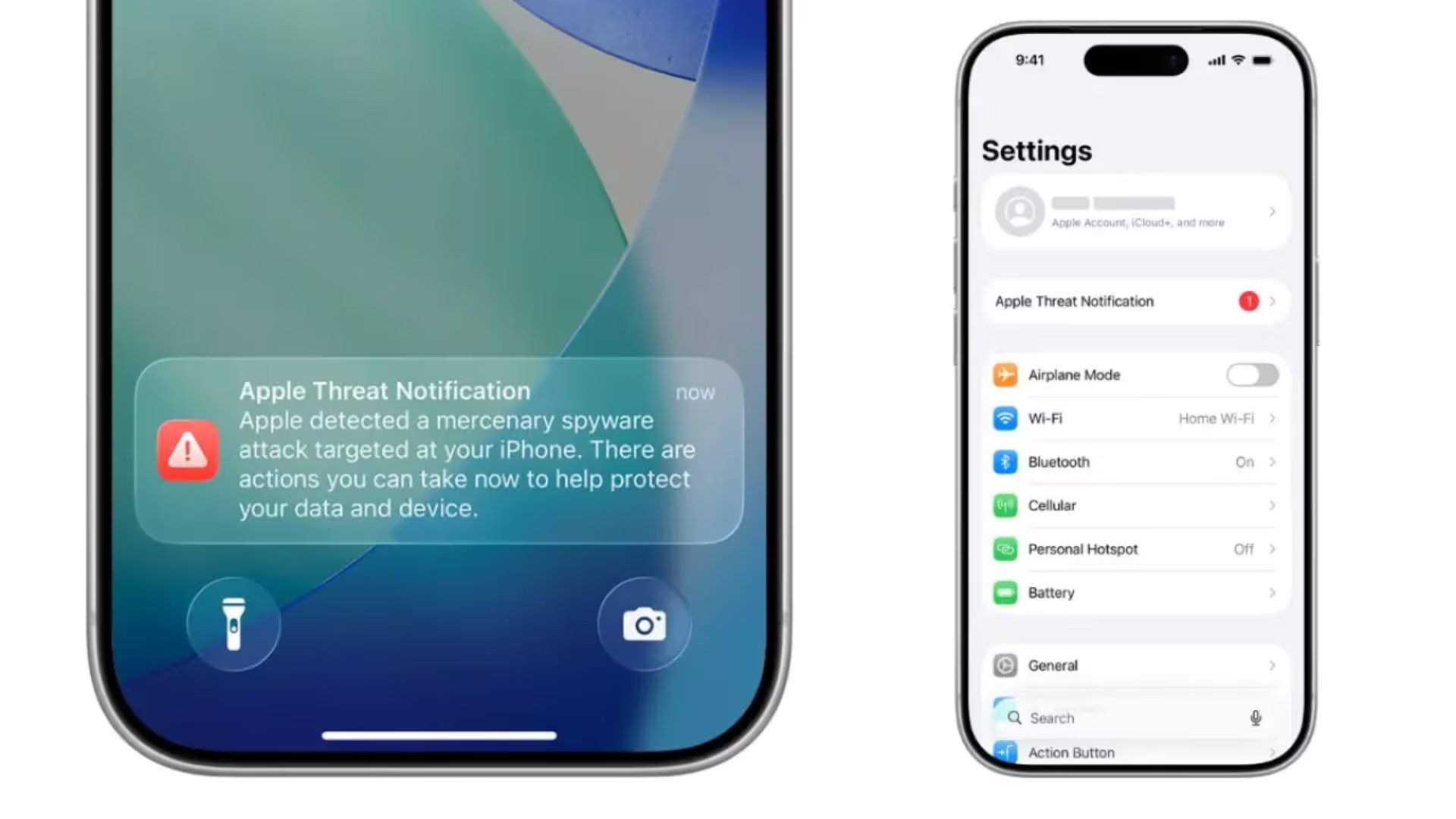 Apple envía advertencias a sus dispositivos que podrían haber sido afectados con software espía. (Apple)
